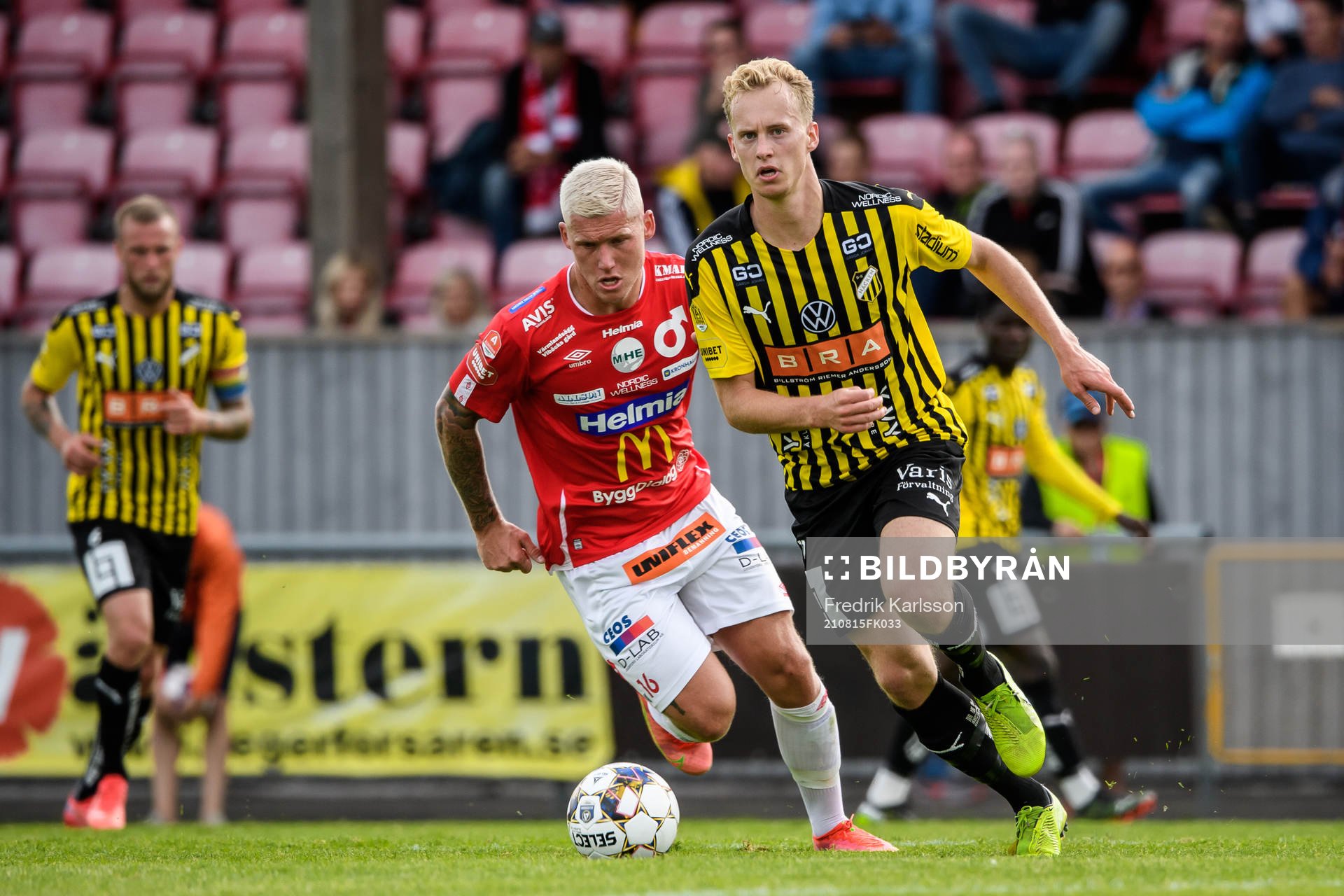 Degerfors Victor Edvardsen och Häckens Gustav Berggren