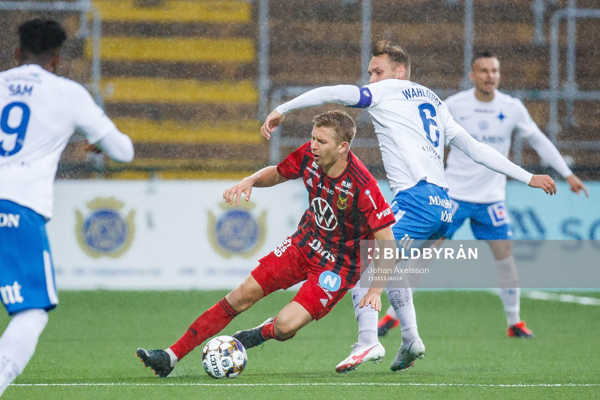 Östersunds Ludvig Fritzson och IFK Norrköpings Linus