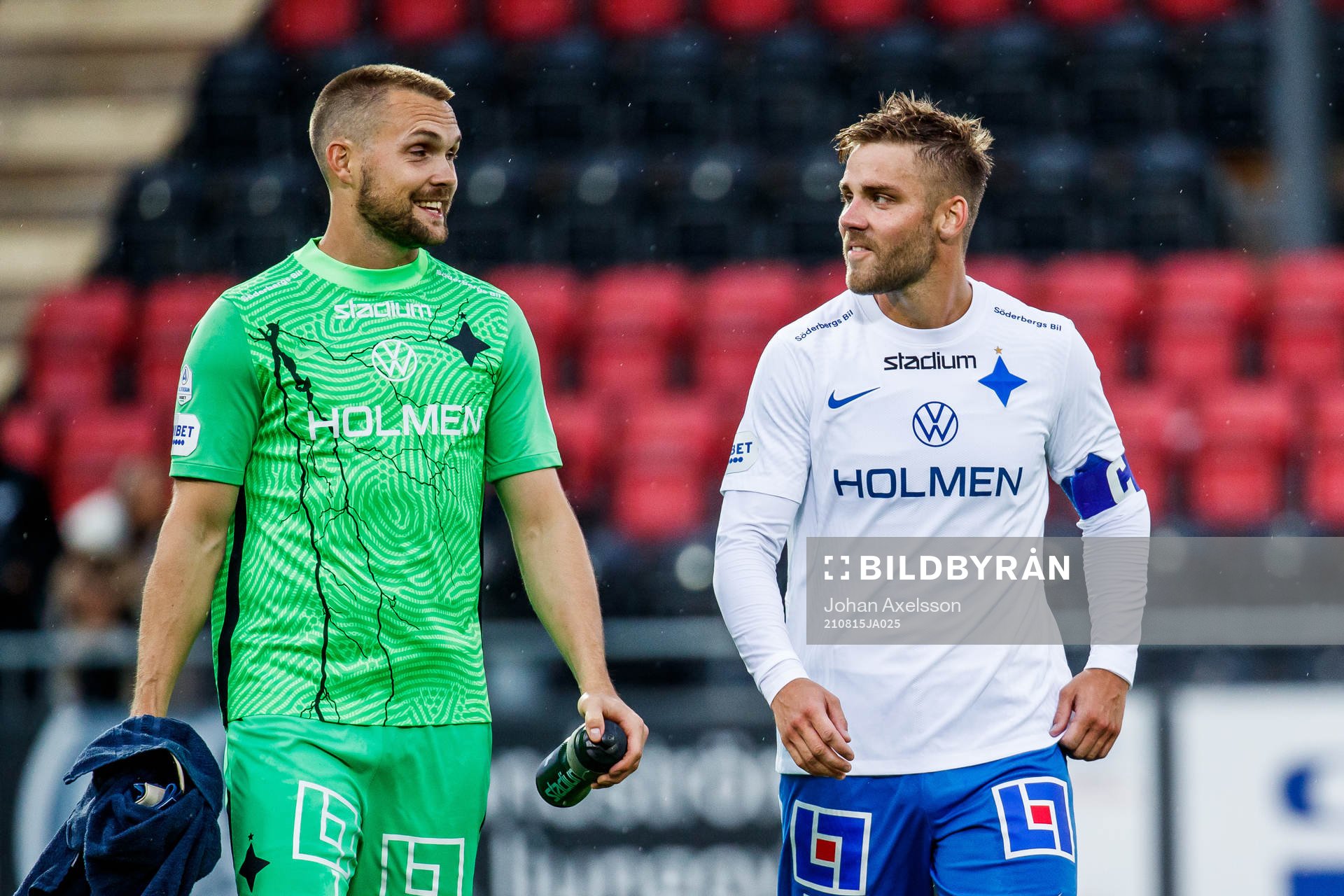 IFK Norrköpings målvakt Oscar Jansson och Christoffer