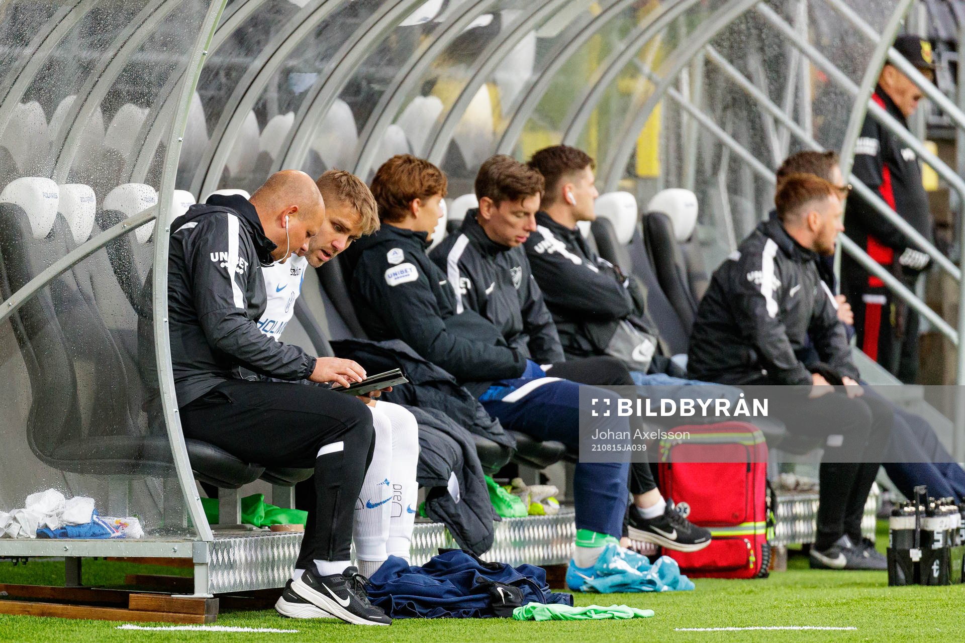 IFK Norrköpings Christoffer Nyman  får instruktioner