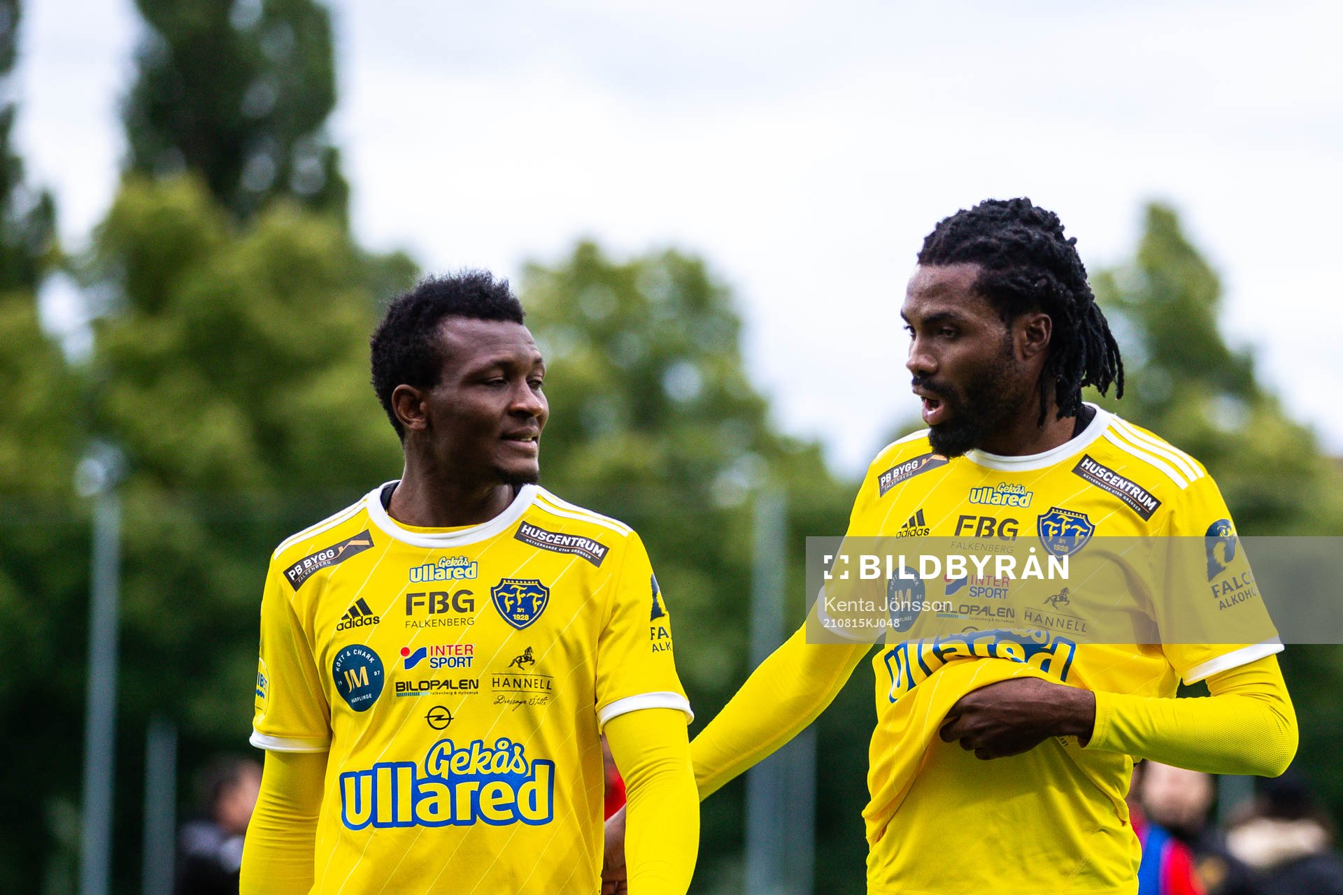 Falkenbergs Umar Bala Muhammed och Kwame Kizito deppar