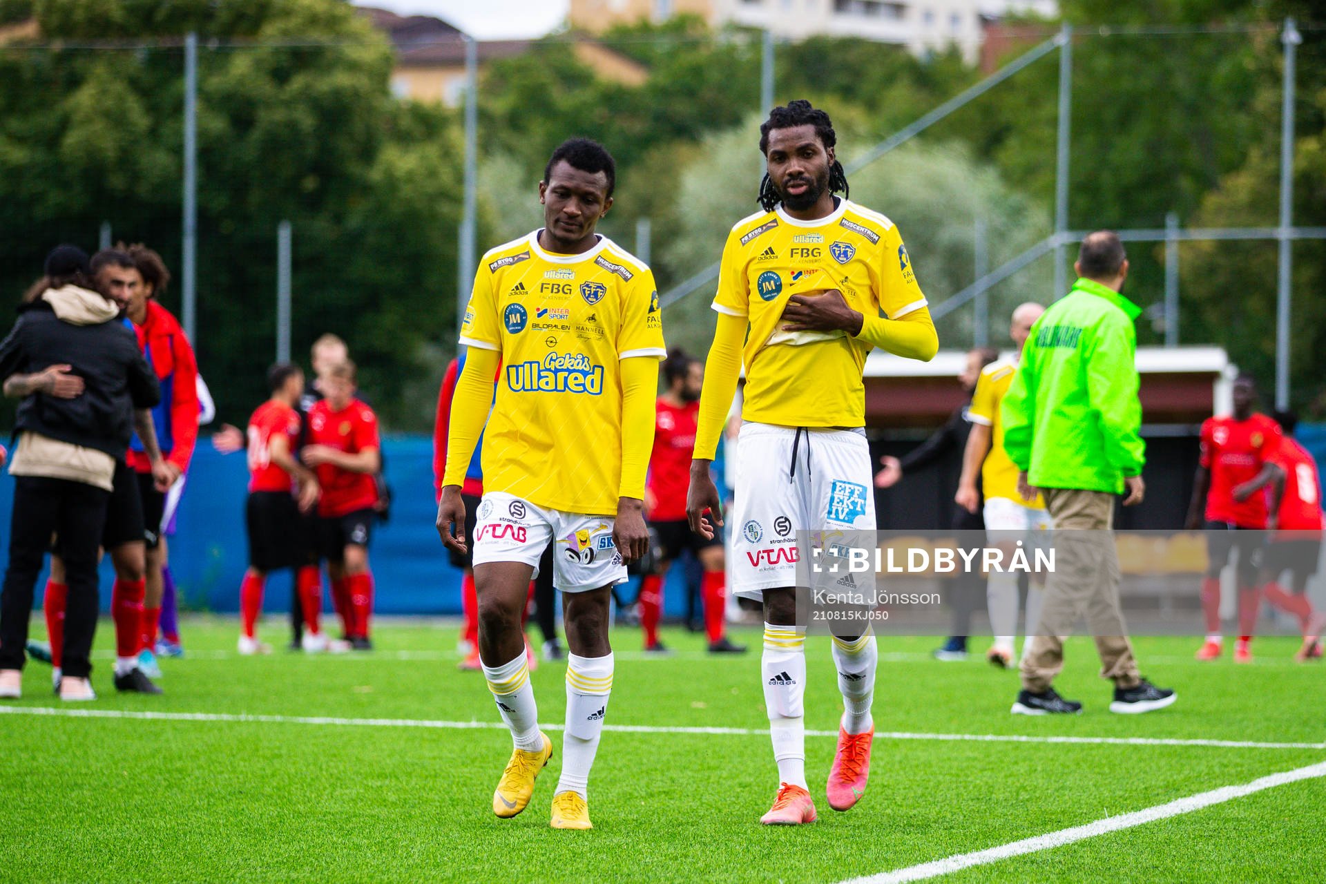 Falkenbergs Umar Bala Muhammed och Kwame Kizito deppar