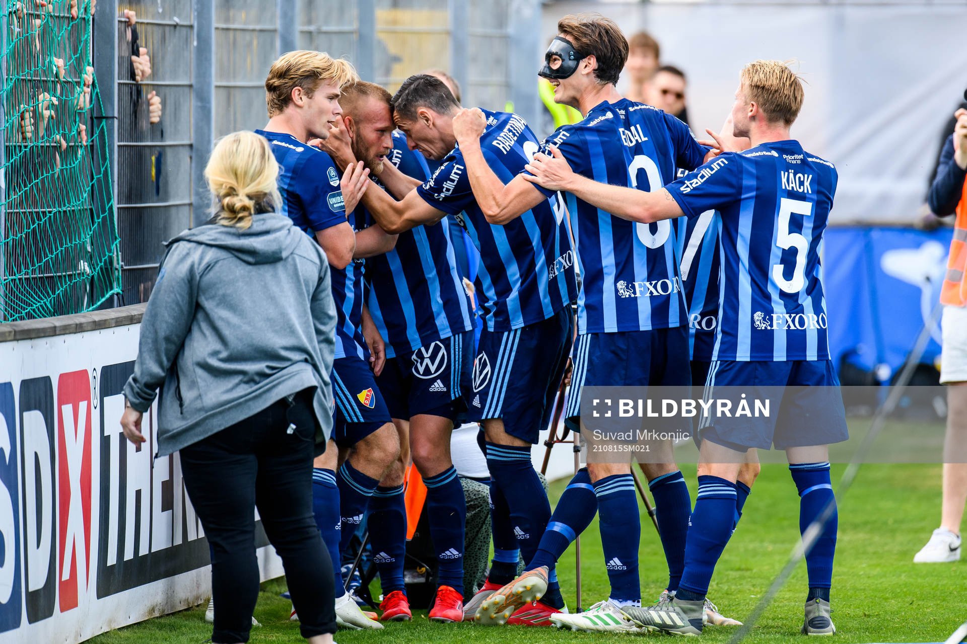 Djurgårdens Nicklas Bärkroth jublar