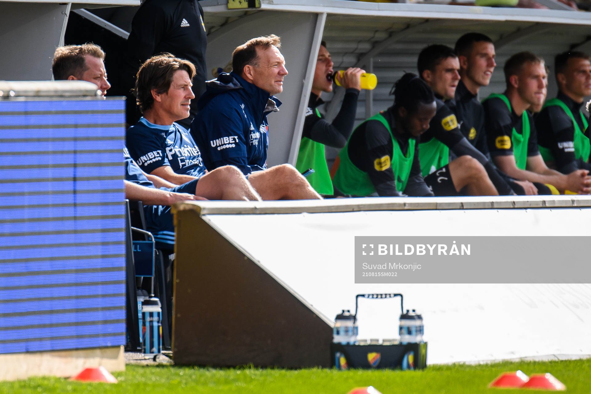 Djurgårdens tränare Thomas Lagerlöf och tränare Kim