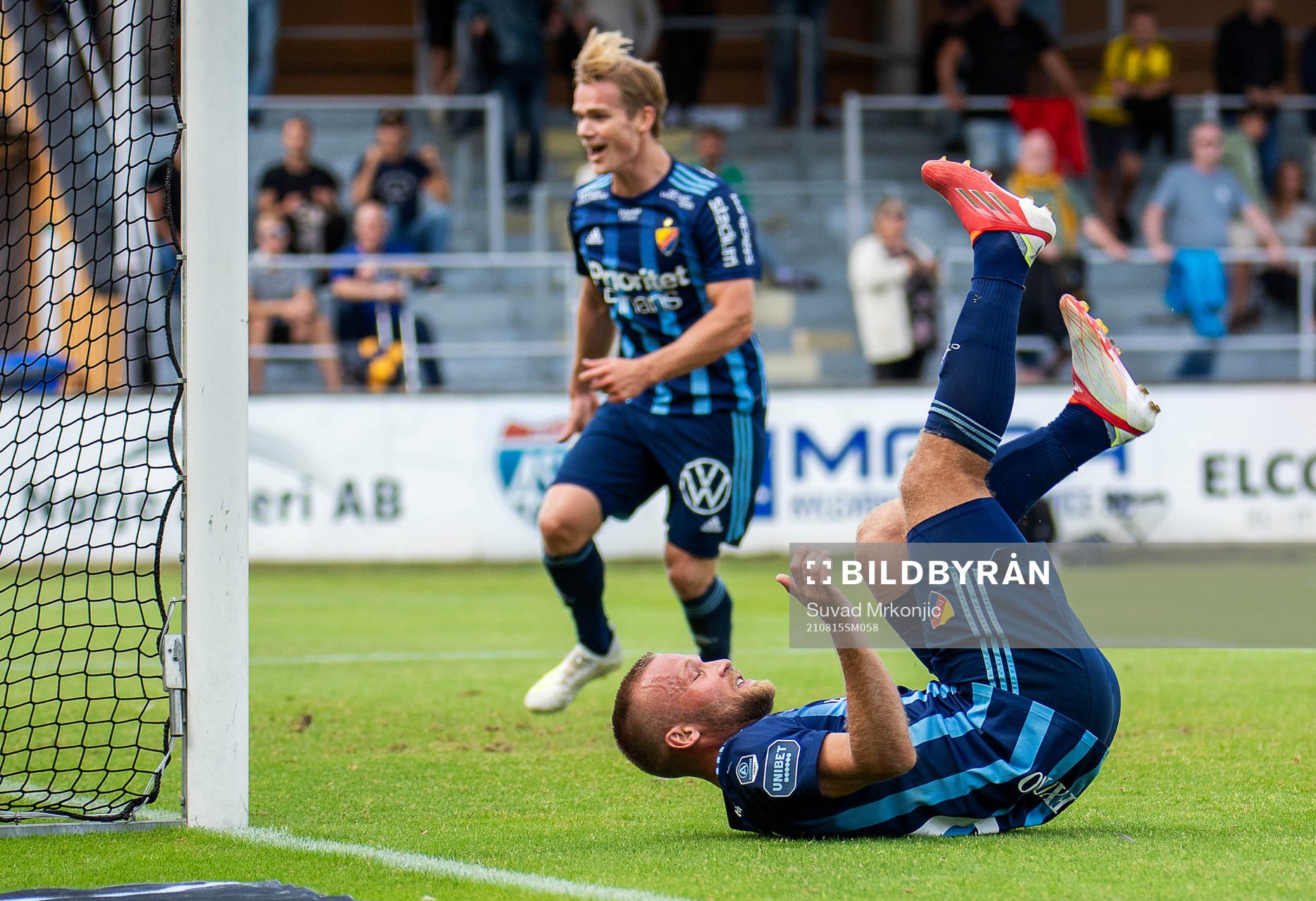 Djurgårdens Nicklas Bärkroth jublar