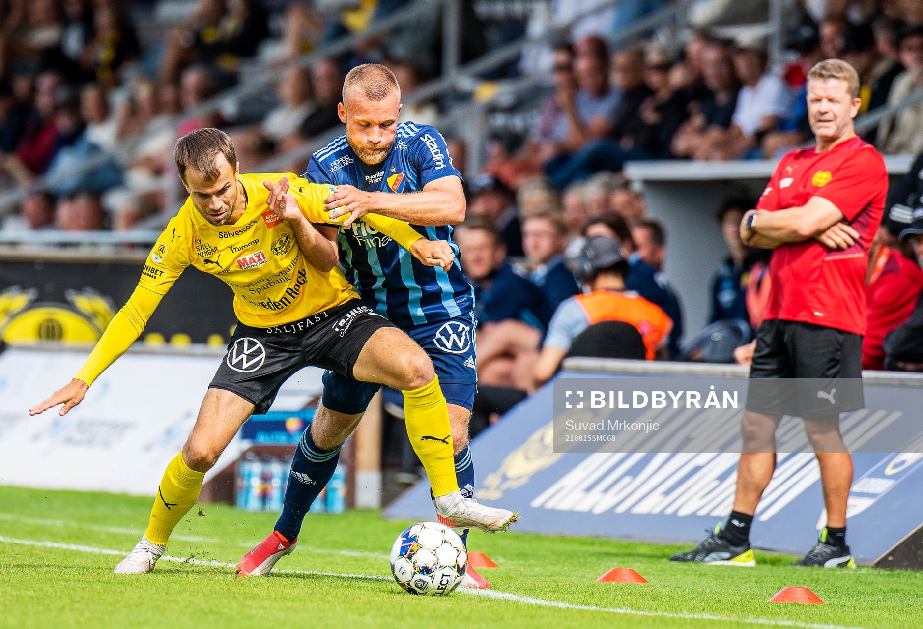 Mjällbys Andreas Blomqvist och Djurgårdens Nicklas