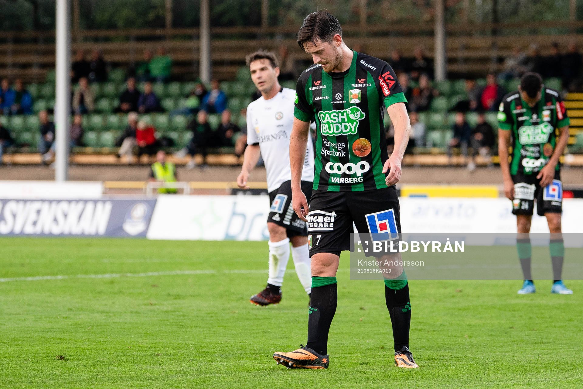 Varbergs Robin Tranberg deppar