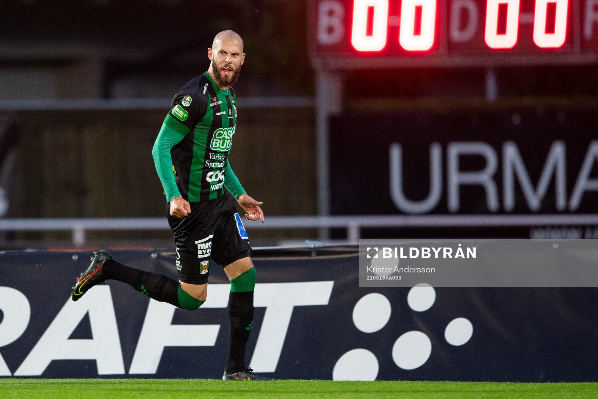 Varbergs Robin Simovic jublar
