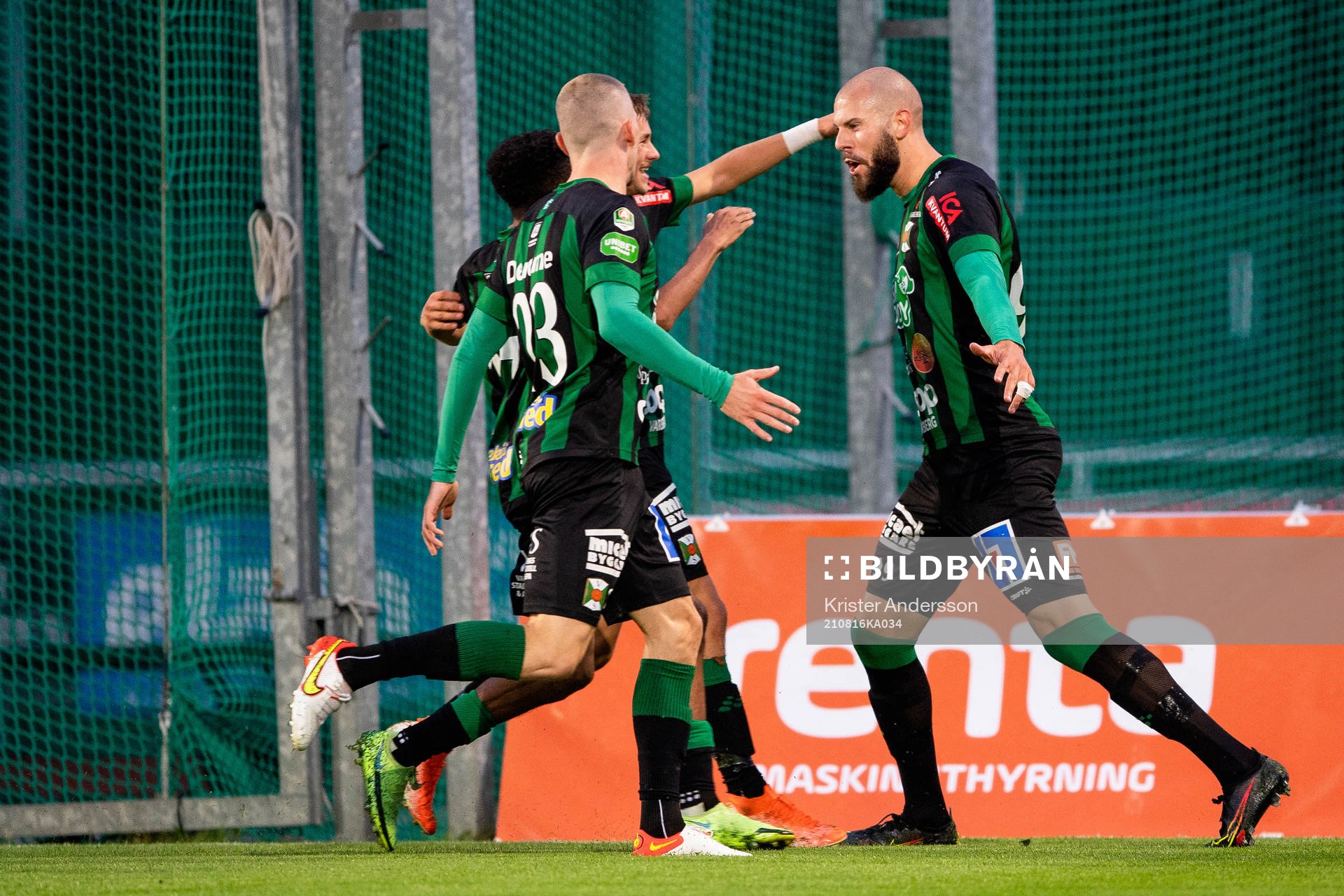 Varbergs Robin Simovic jublar