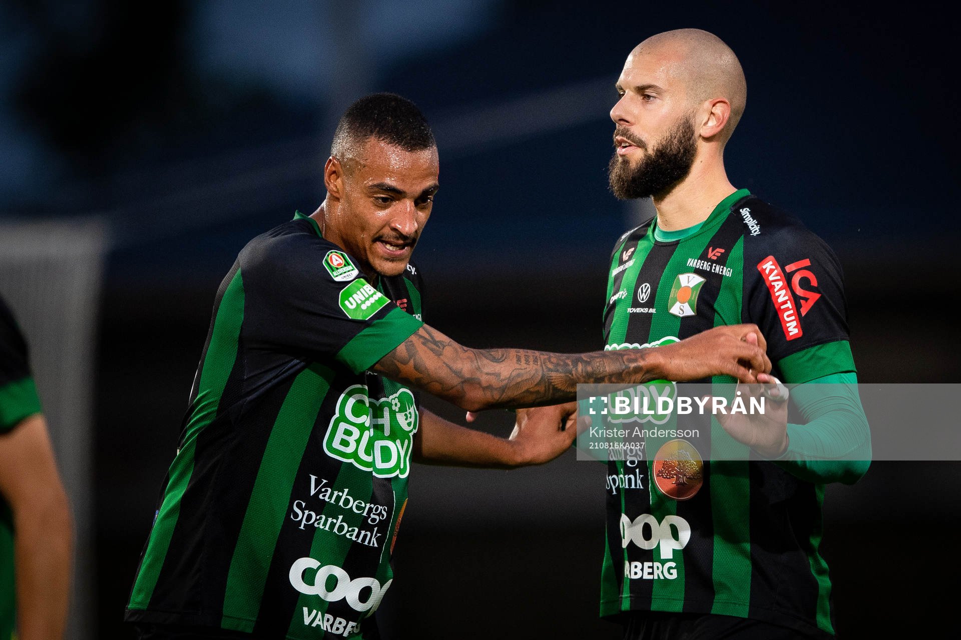 Varbergs Robin Simovic jublar