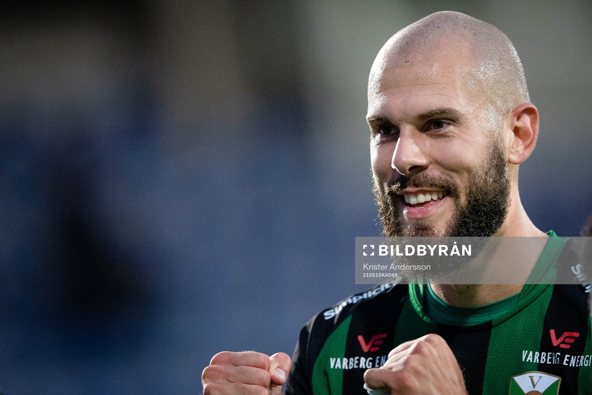 Varbergs Robin Simovic jublar