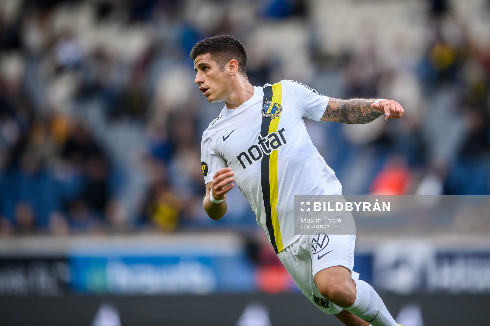 under fotbollsmatchen i Allsvenskan mellan Sirius och AIK
