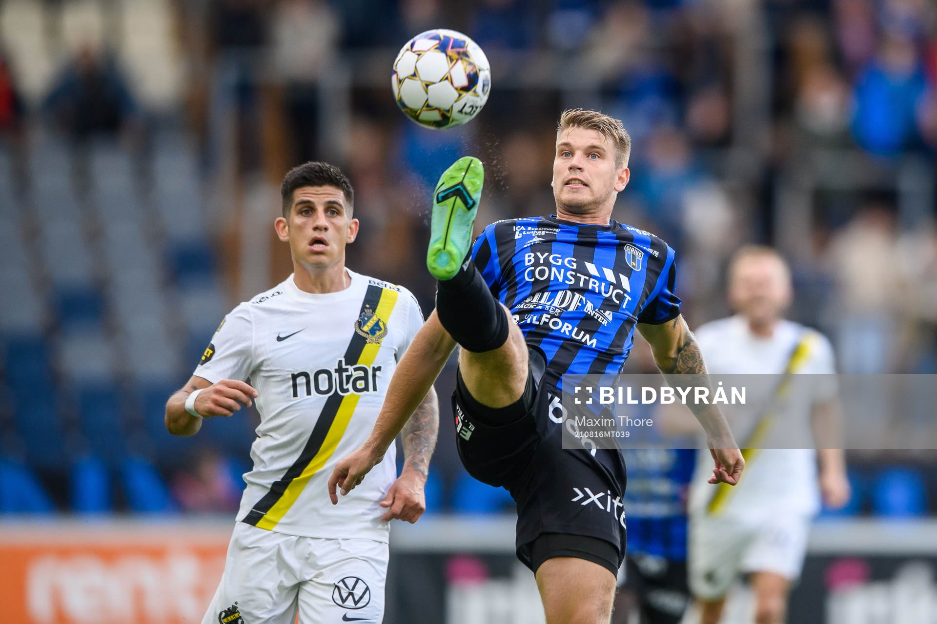 under fotbollsmatchen i Allsvenskan mellan Sirius och AIK