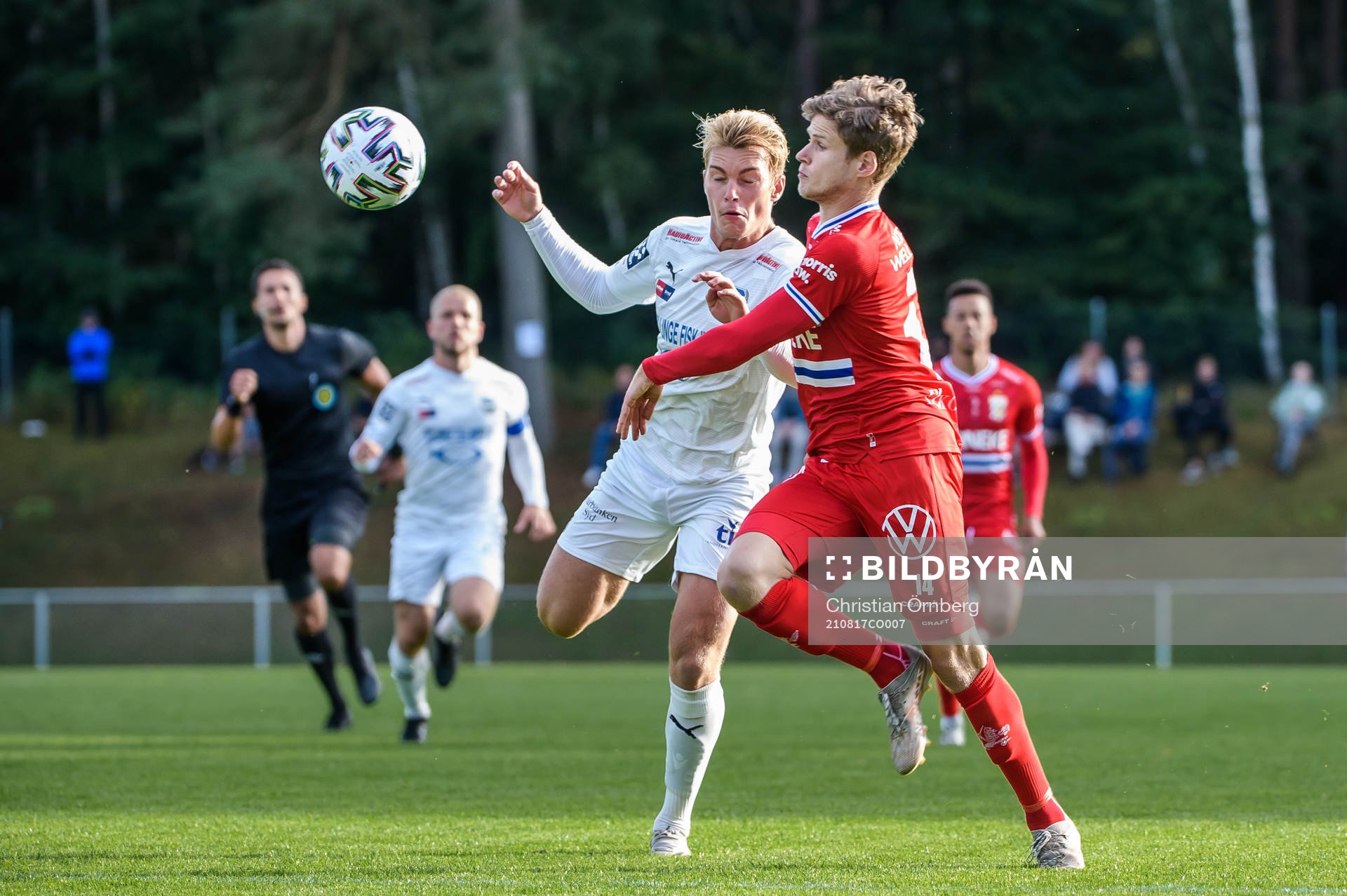 IFK Göteborgs Gustaf Norlin och Österlens Oskar Blixt