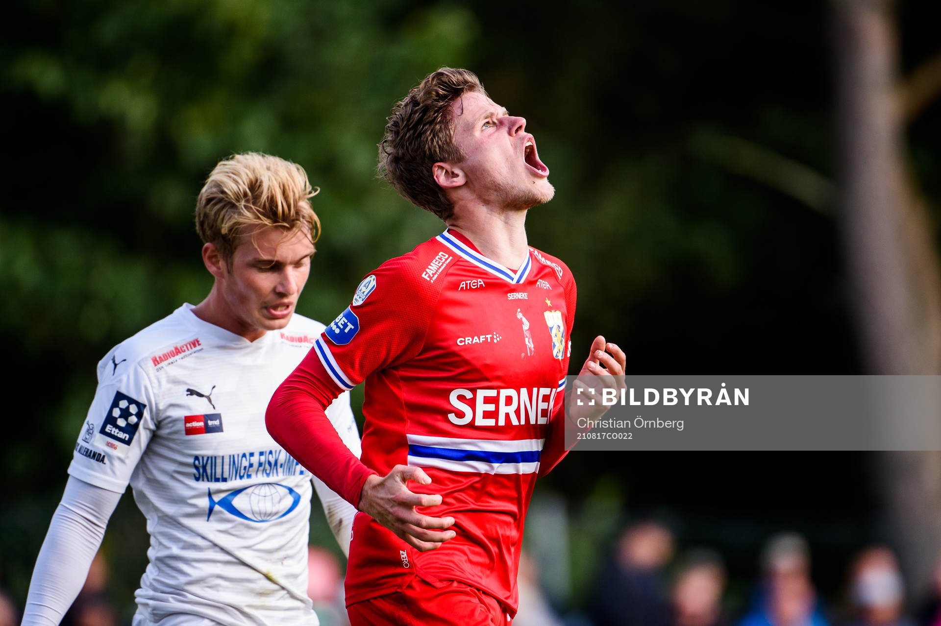 IFK Göteborgs Gustaf Norlin reagerar