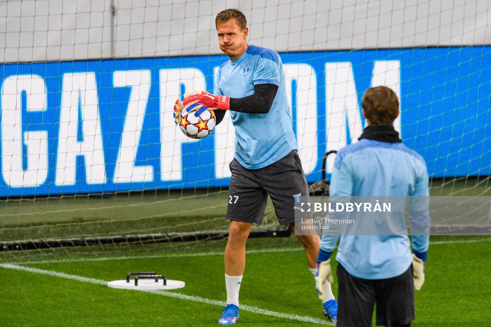 Goalkeeper Johan Dahlin