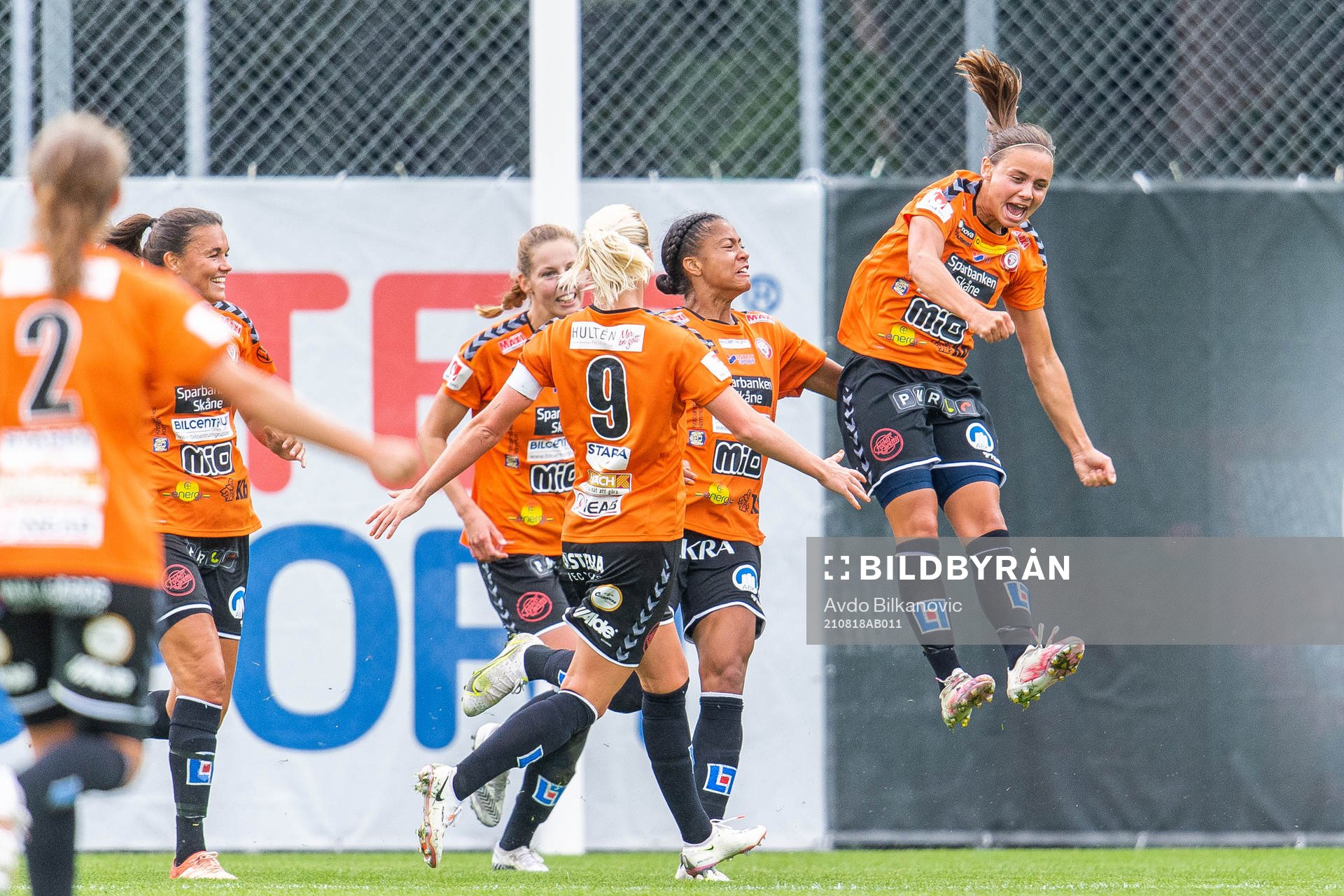 Alice Nilsson of Kristianstad celebrates