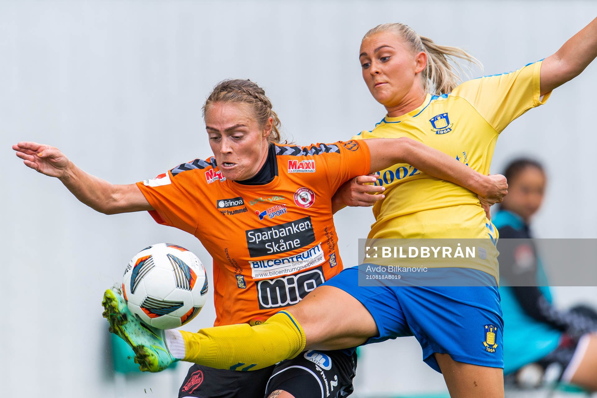 Sif Atladóttir of Kristianstad and Beatrice Persson of