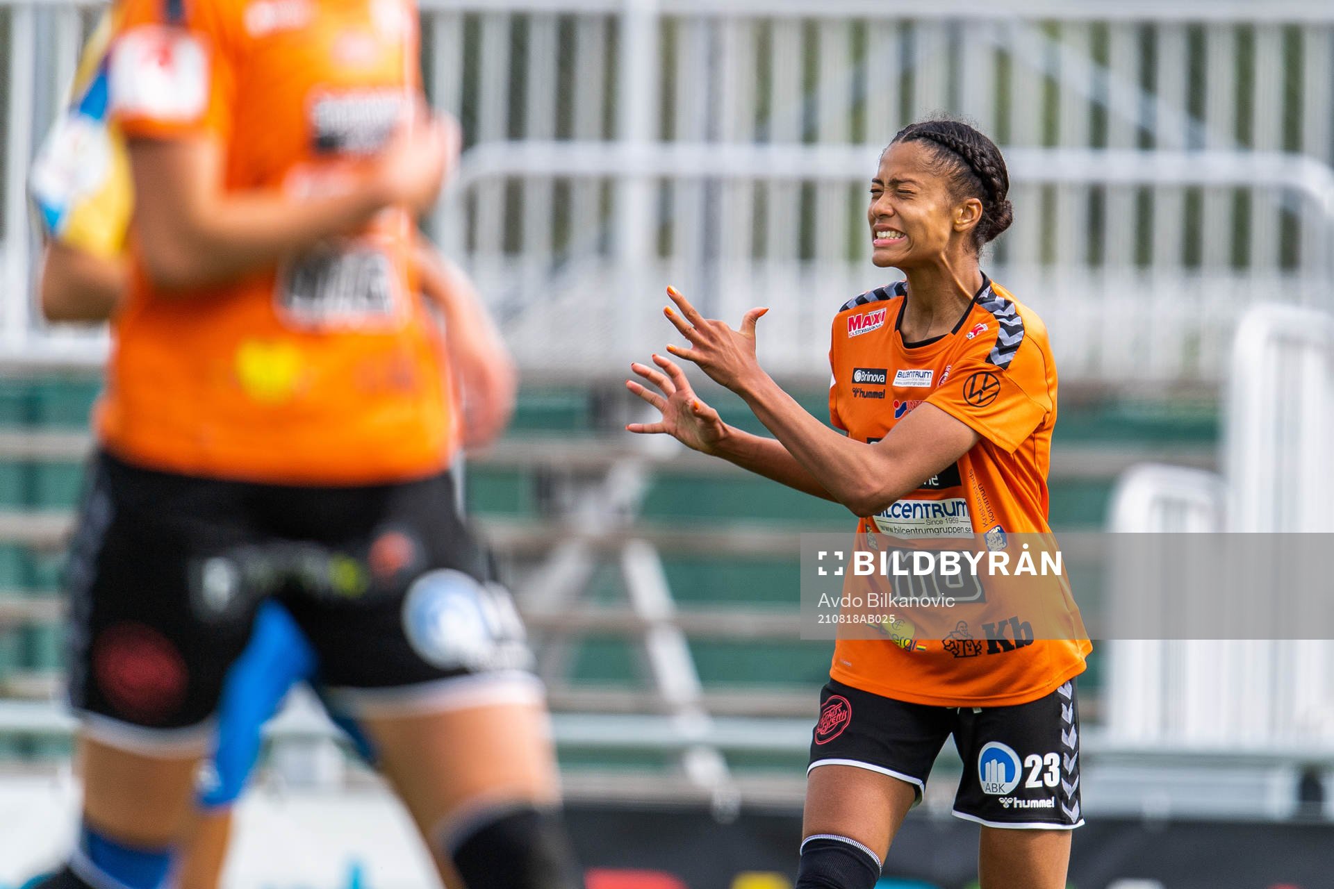 Sveindís Jane Jónsdóttir of Kristianstad reacts