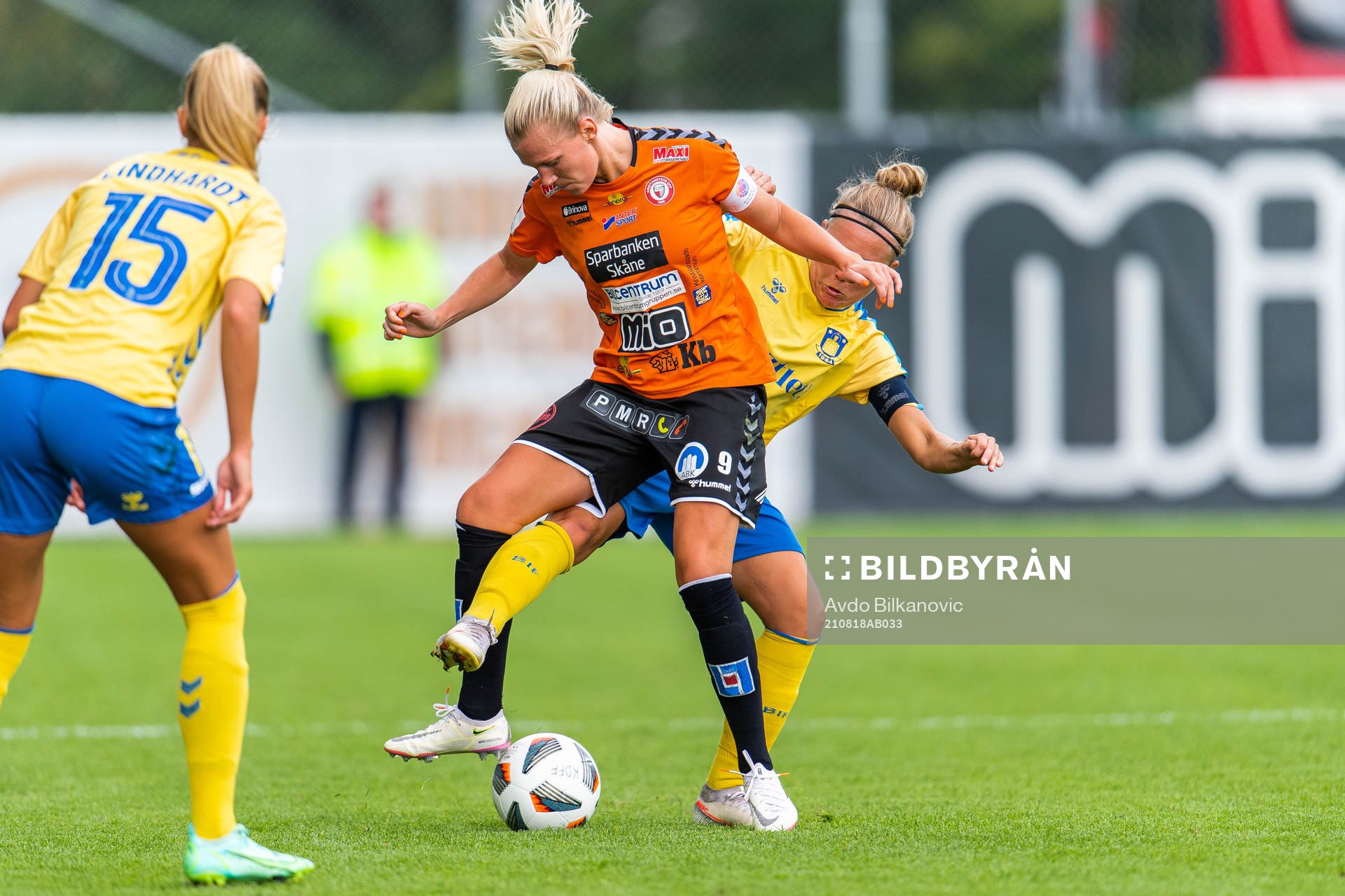 Josefine Rybrink of Kristianstad and Beatrice Persson of