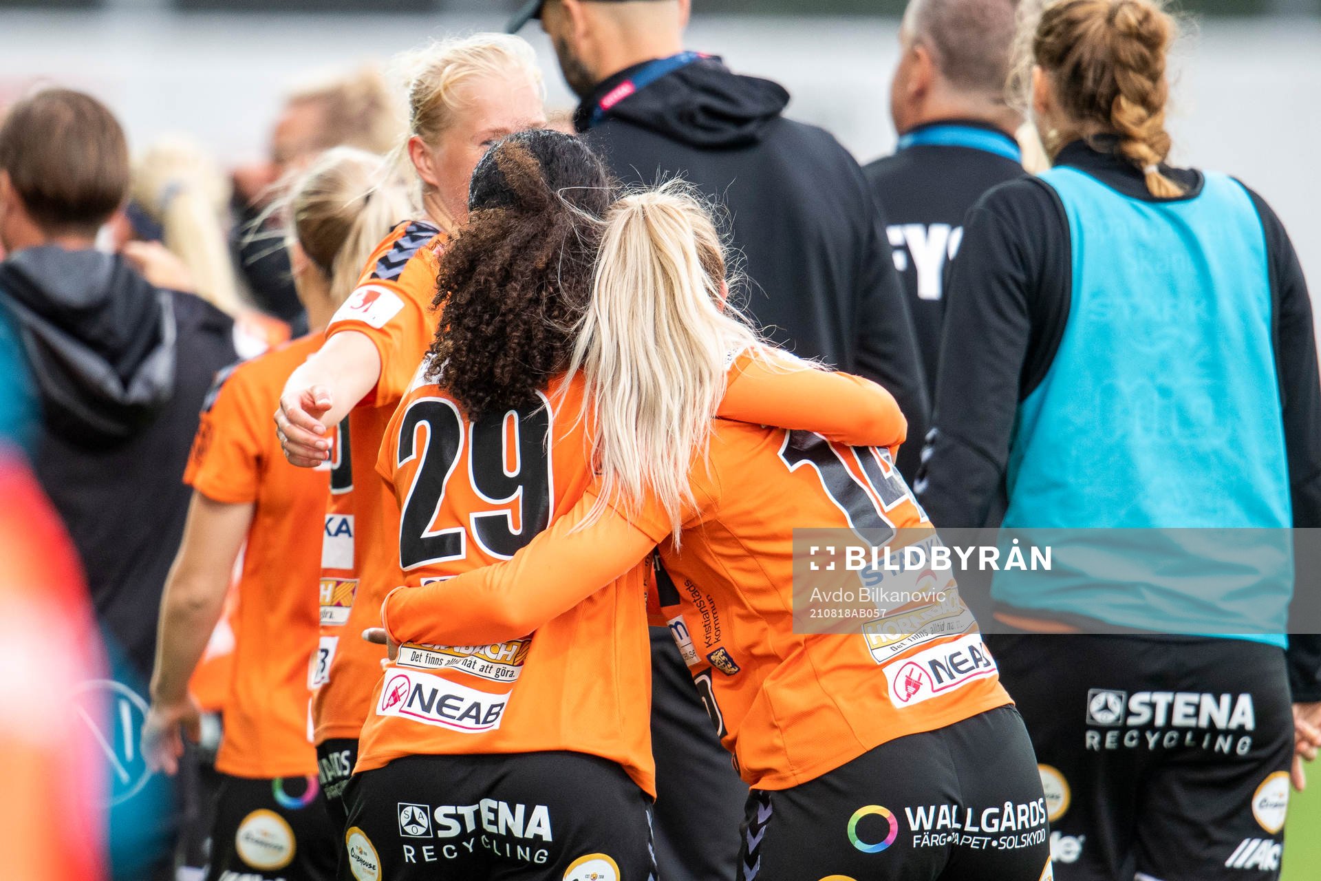 Evelina Duljan of Kristianstad and Tilda Persson