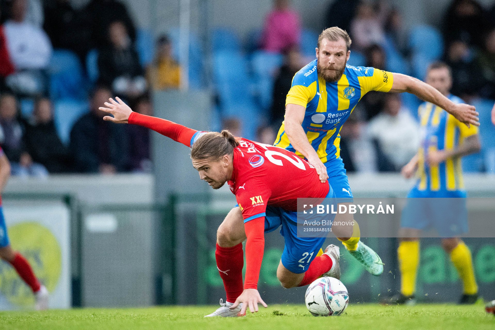 Helsingborgs Charlie Weberg och Eskilsminnes Emil Åberg