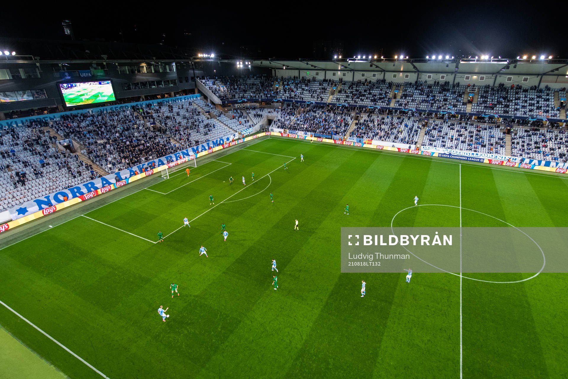 General view of Eleda Stadion