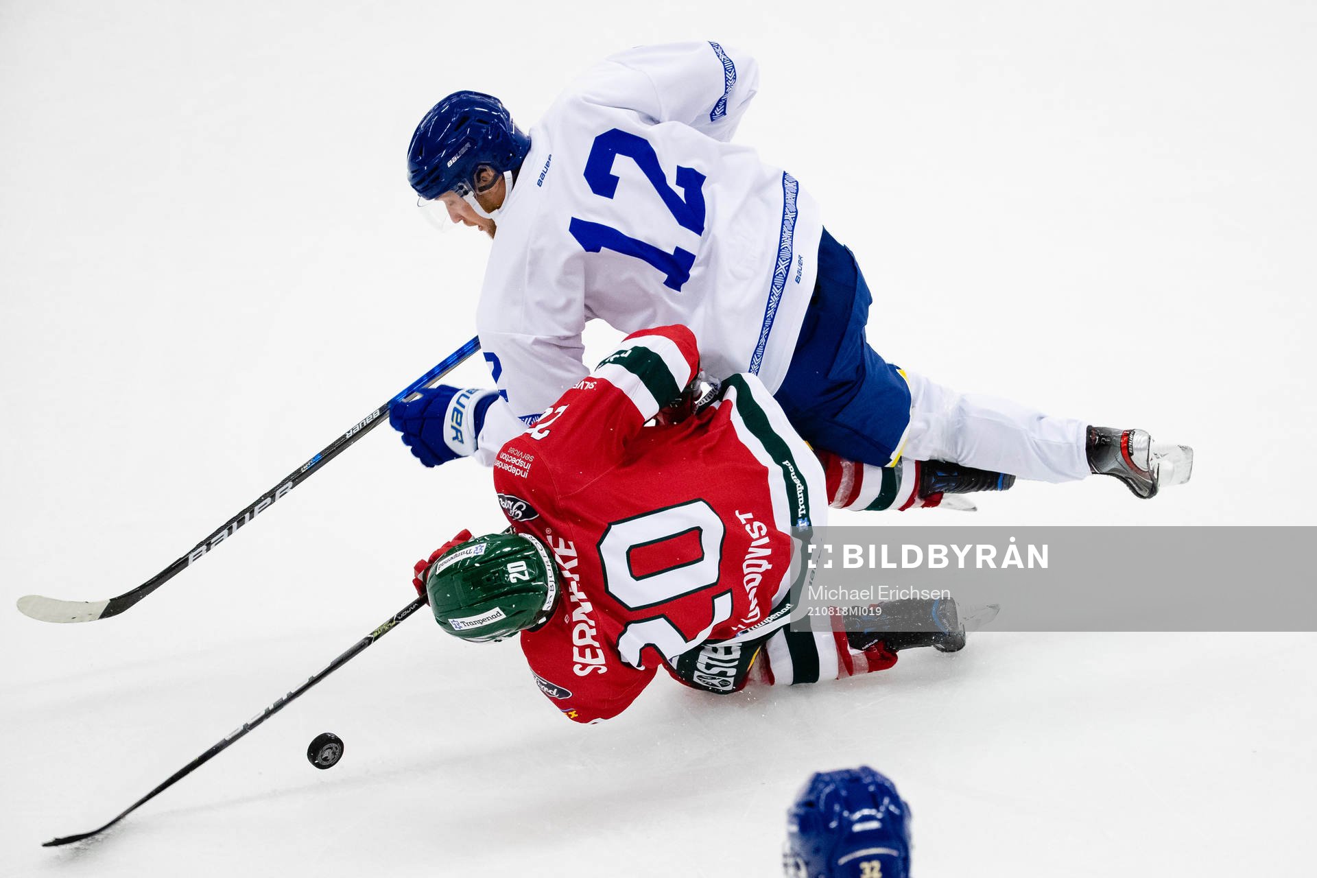 Leksands Fredrik Forsberg och Frölundas Joel Lundqvist