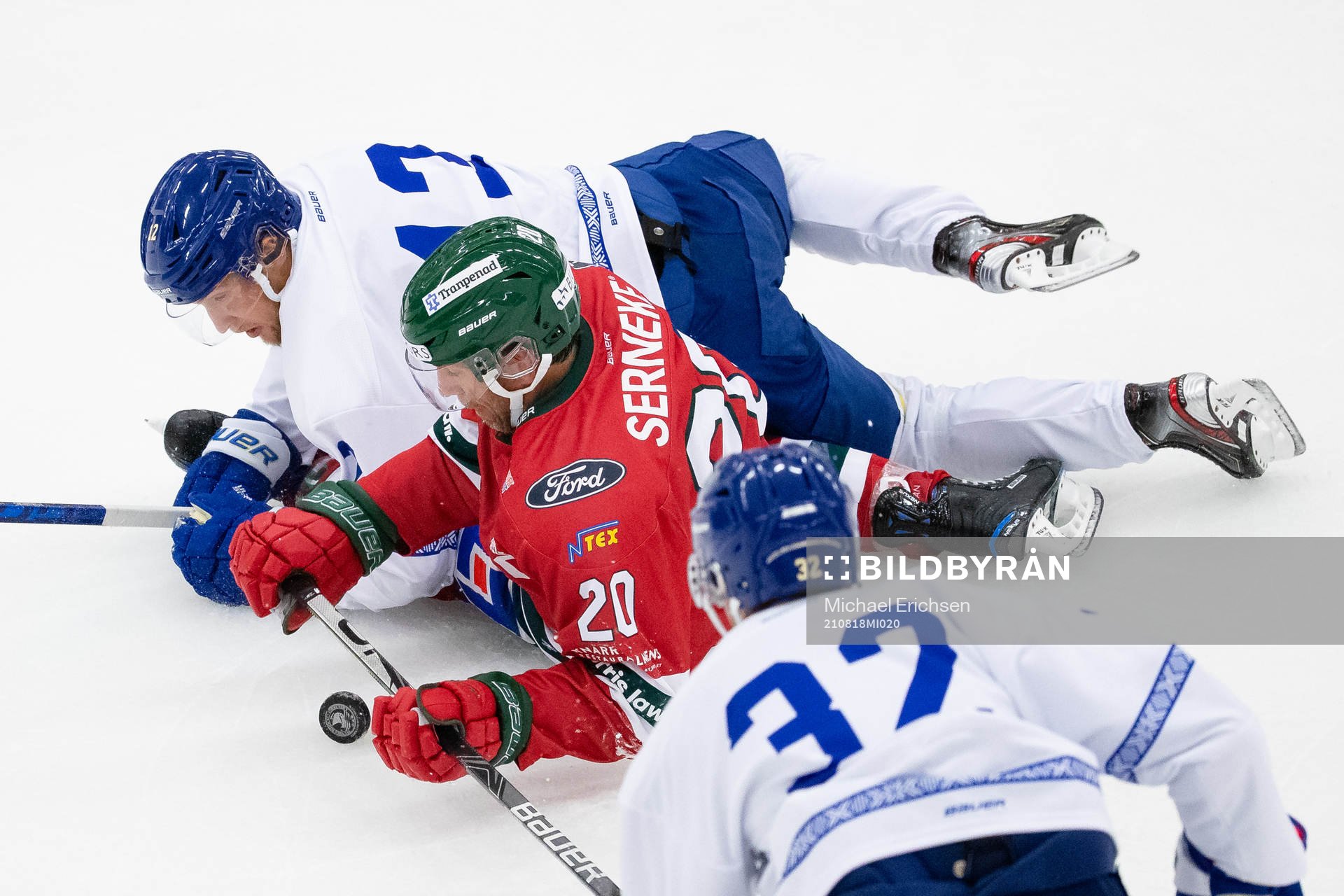 Leksands Fredrik Forsberg och Frölundas Joel Lundqvist