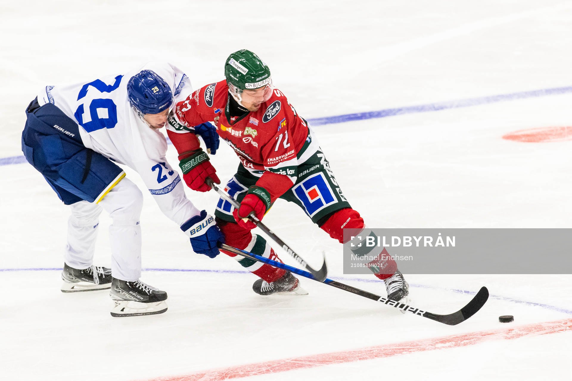 Leksands Emil Heineman och Frölundas Patrik Carlsson
