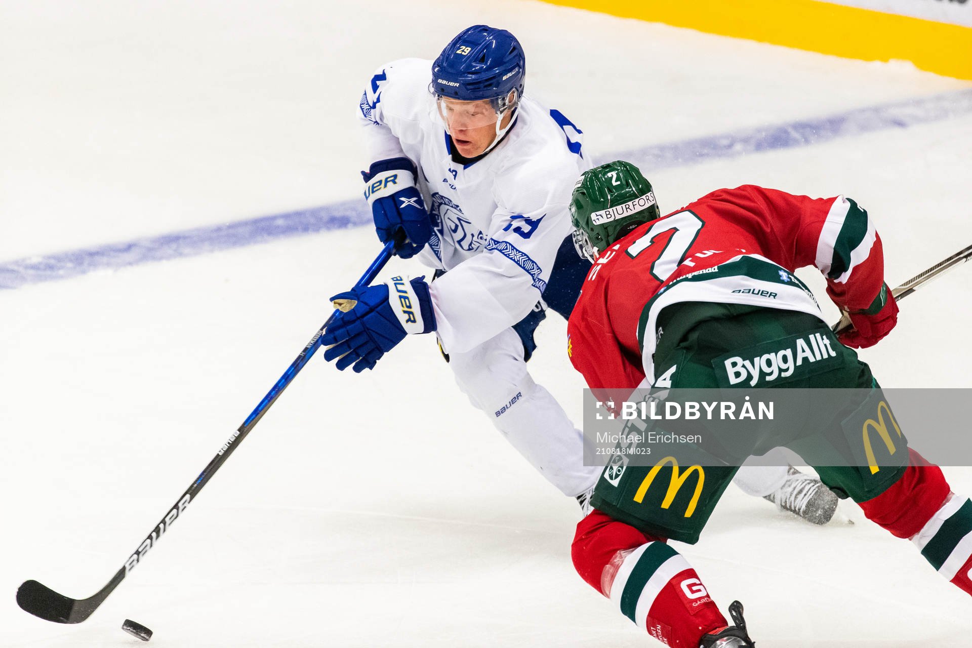 Leksands Emil Heineman och Frölundas Christian Folin