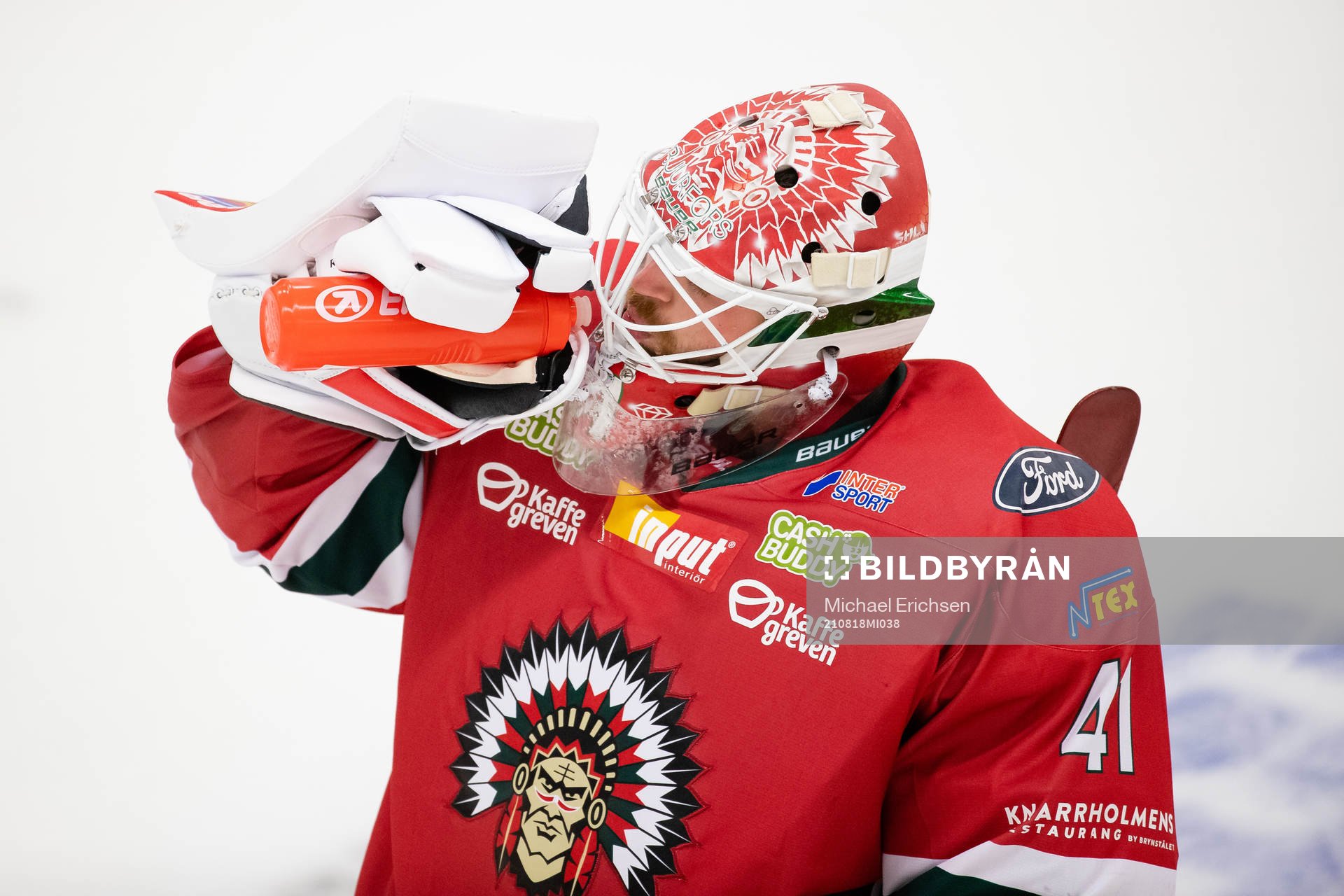 Frölundas målvakt Niklas Rubin
