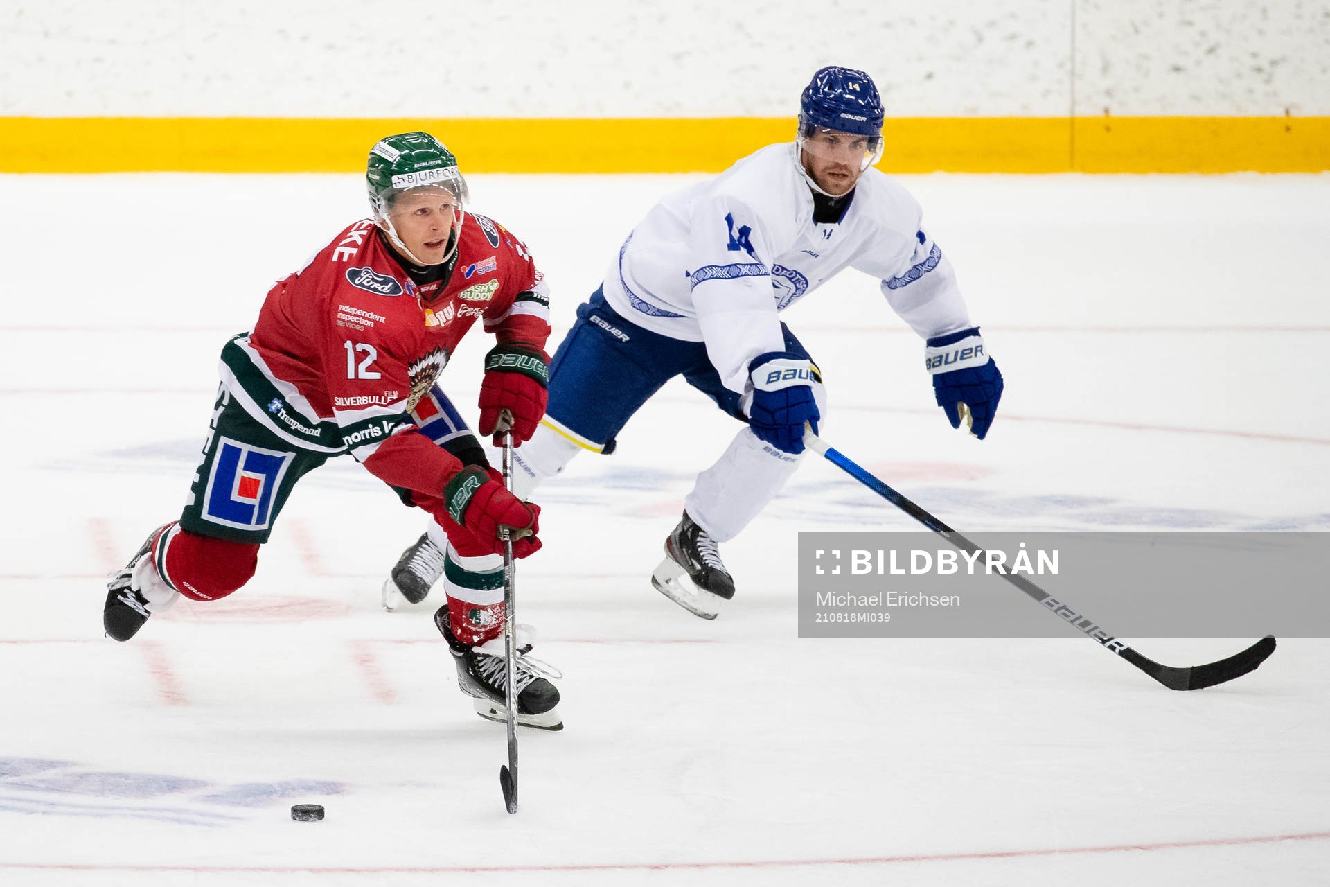 Frölundas Max Friberg och Leksands Oskar Lang