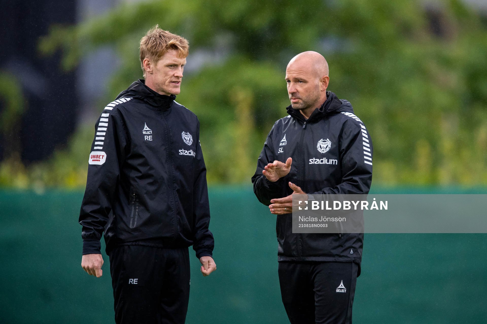 Kalmars assisterande tränare Rasmus Elm och assisterande