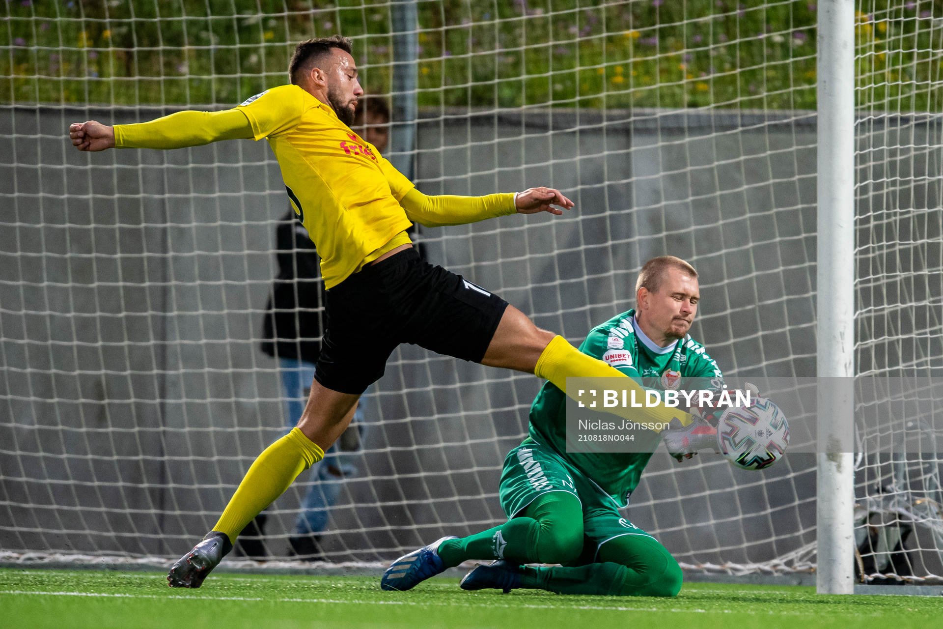 Lunds Dardan Mustafa  och Kalmars Tobias Andersson