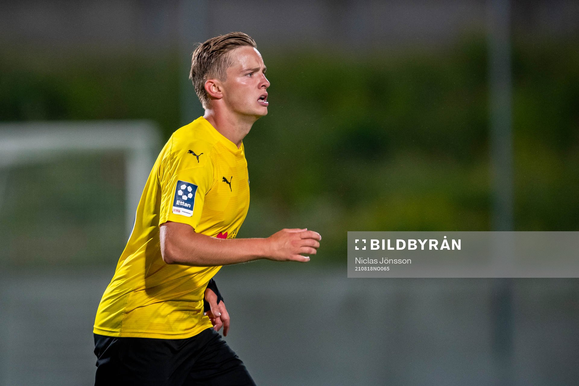 Lunds Stefan Arnshed  under fotbollsmatchen i Svenska Cupen mellan Lunds BK och Kalmar den 18 augusti 2021 i Lund. 