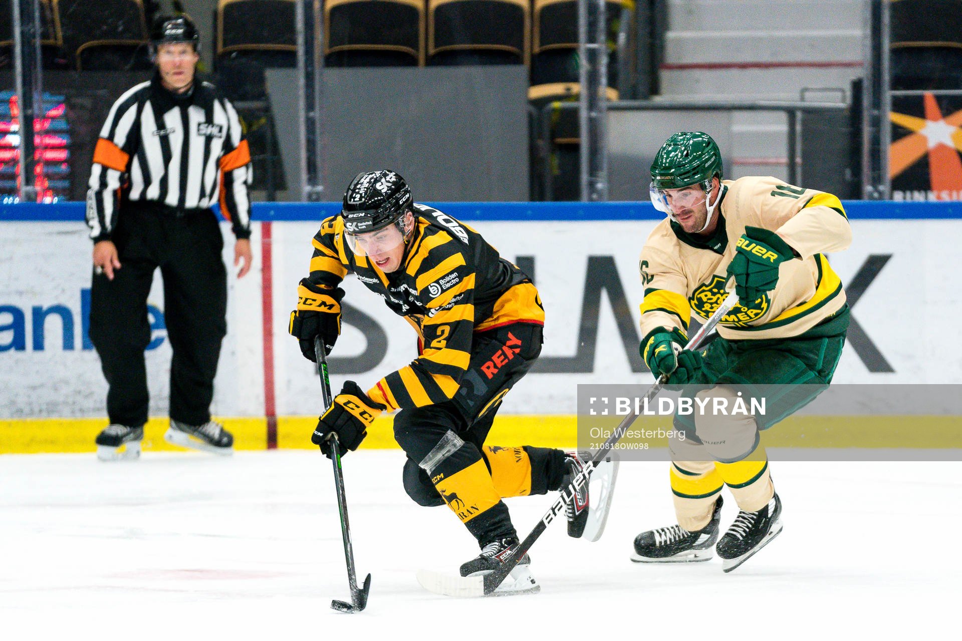 Skellefteås Adam Wilsby och Björklövens Félix Girard