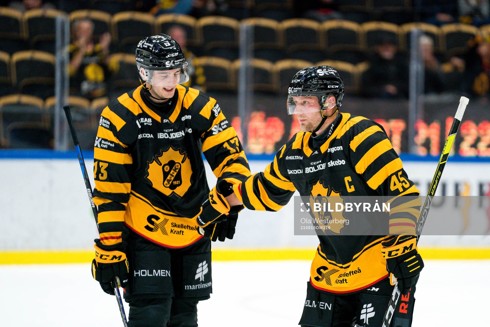 Skellefteås Stefan Loibl och Oscar Möller