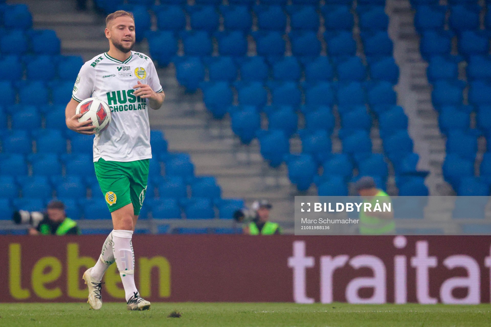 Darijan Bojanic of Hammarby looks dejected