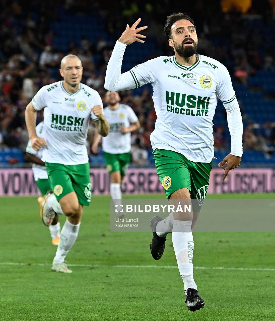 Abdul Khalili of Hammarby celebrates