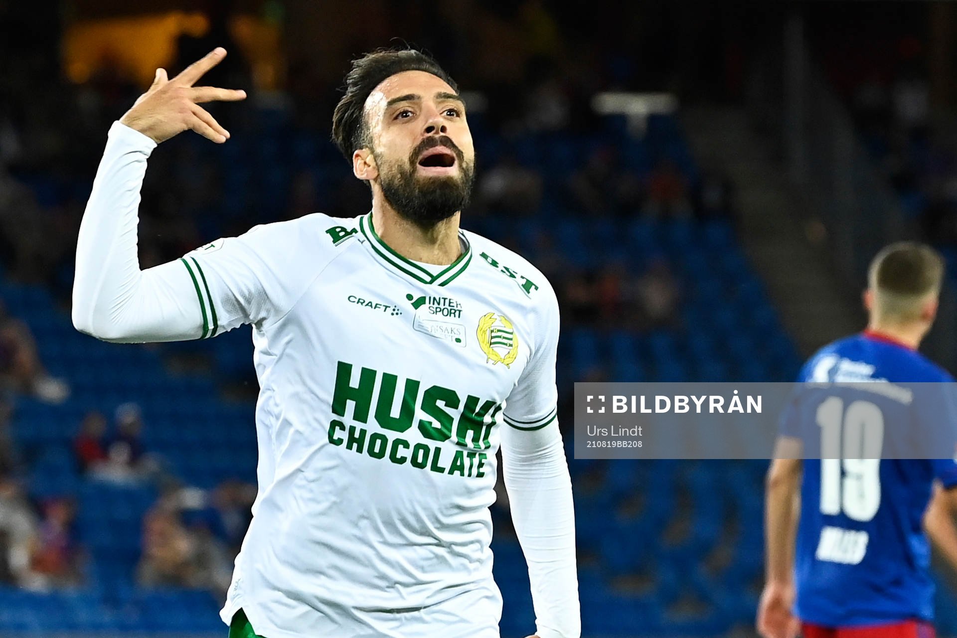Abdul Khalili of Hammarby celebrates