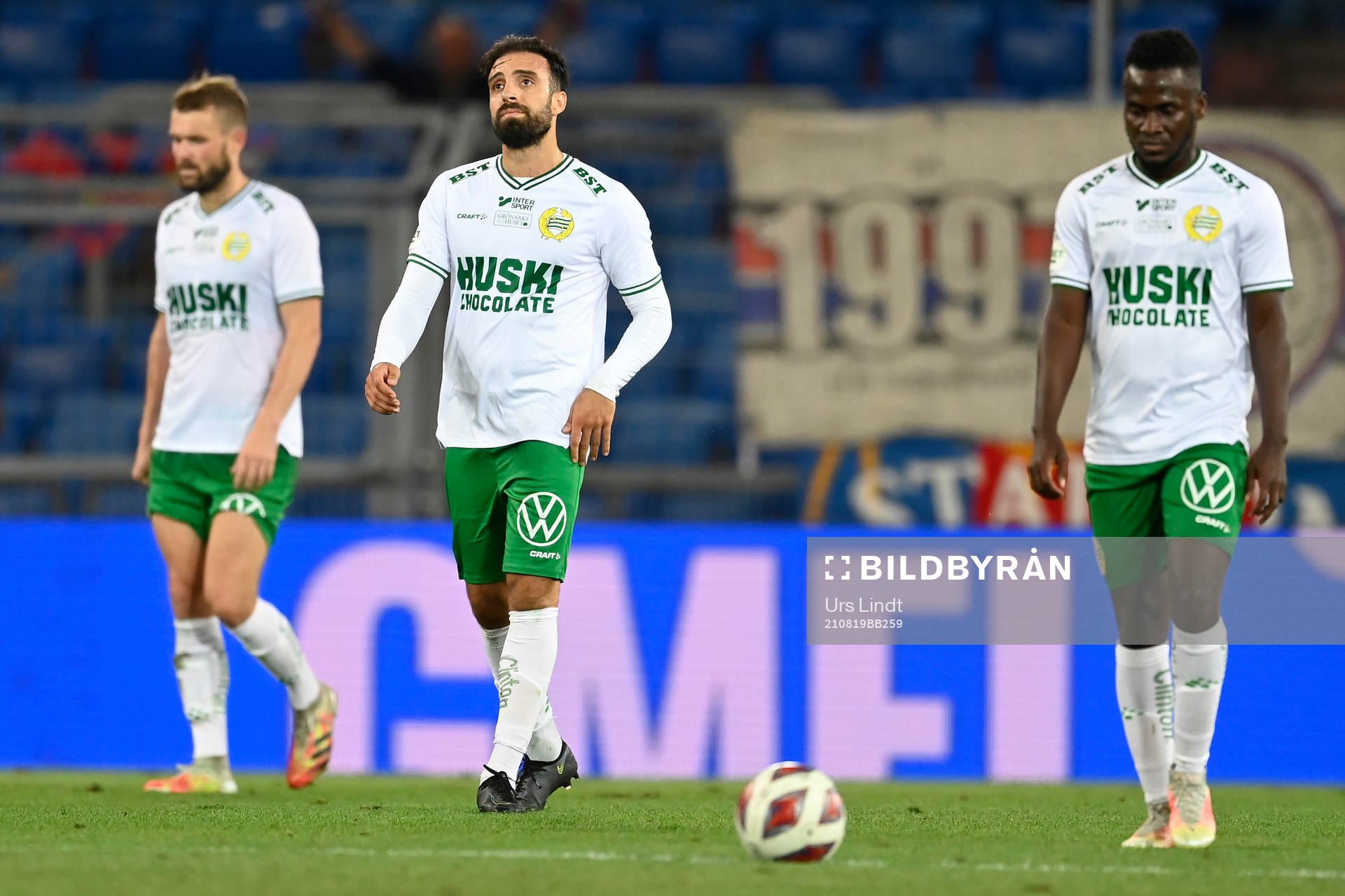 Abdul Khalili of Hammarby looks dejected