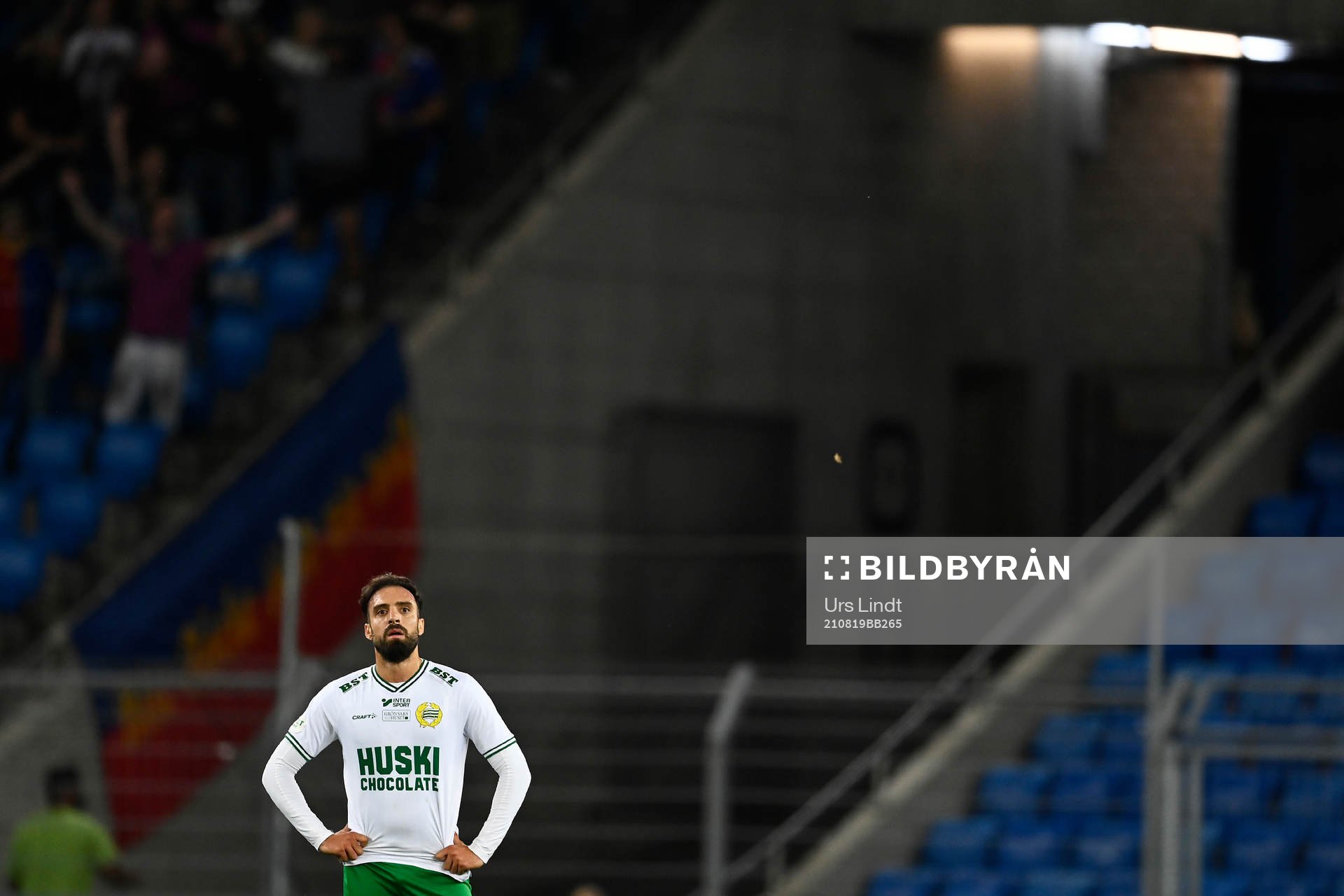 Abdul Khalili of Hammarby looks dejected