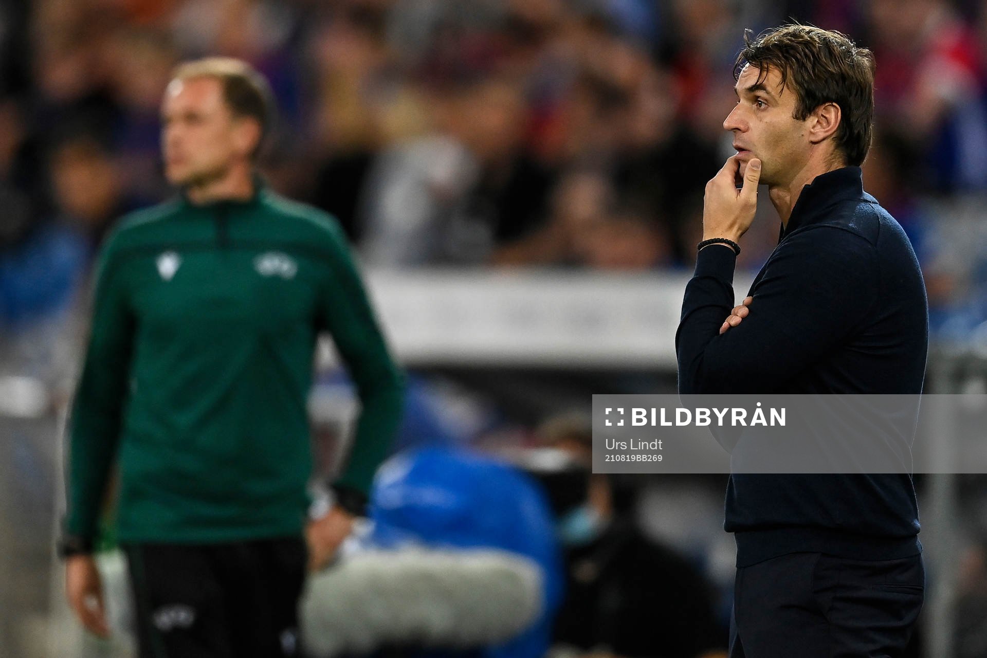 Milos Milojevic head coach of Hammarby look dejected