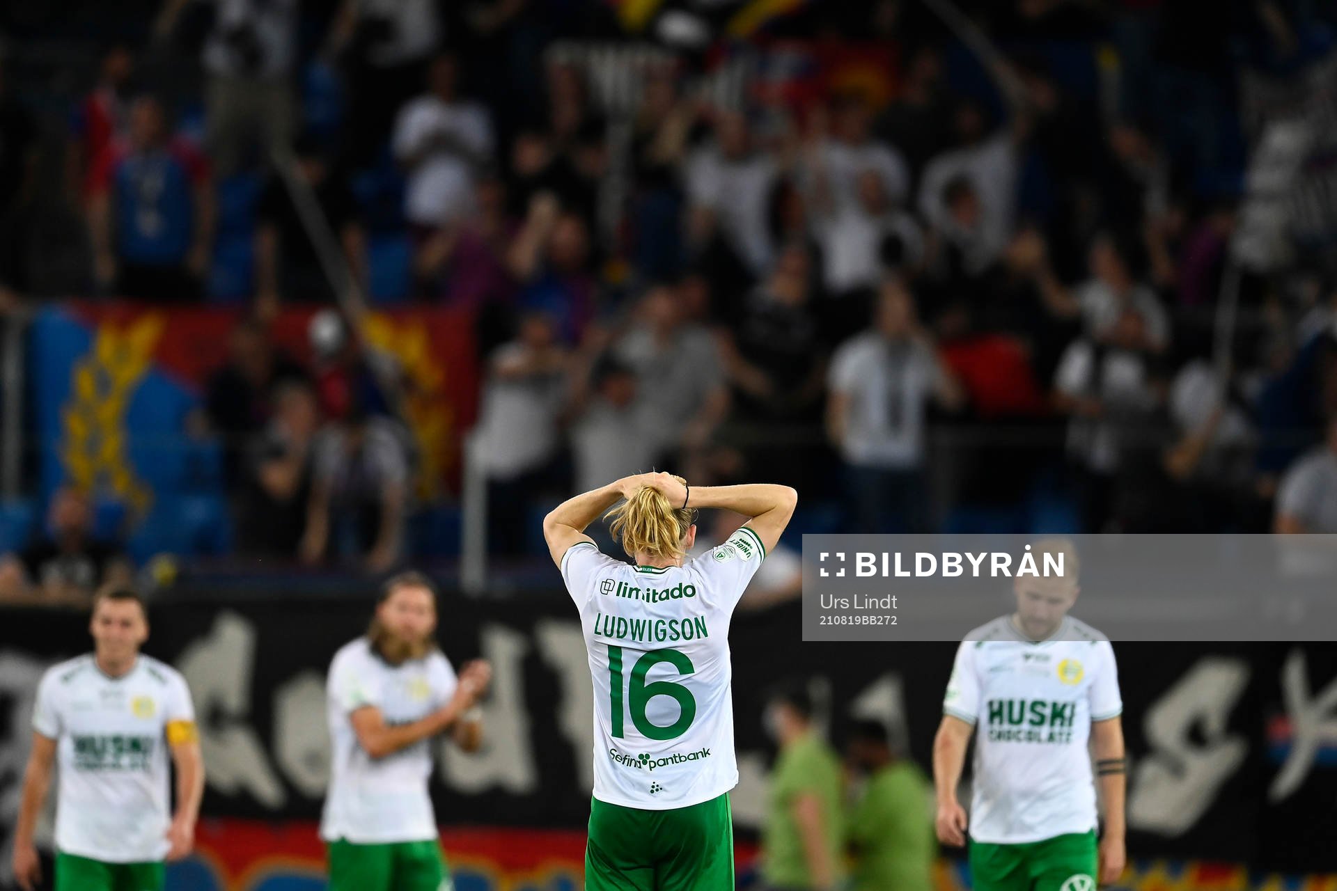 Gustav Ludwigson of Hammarby looks dejected