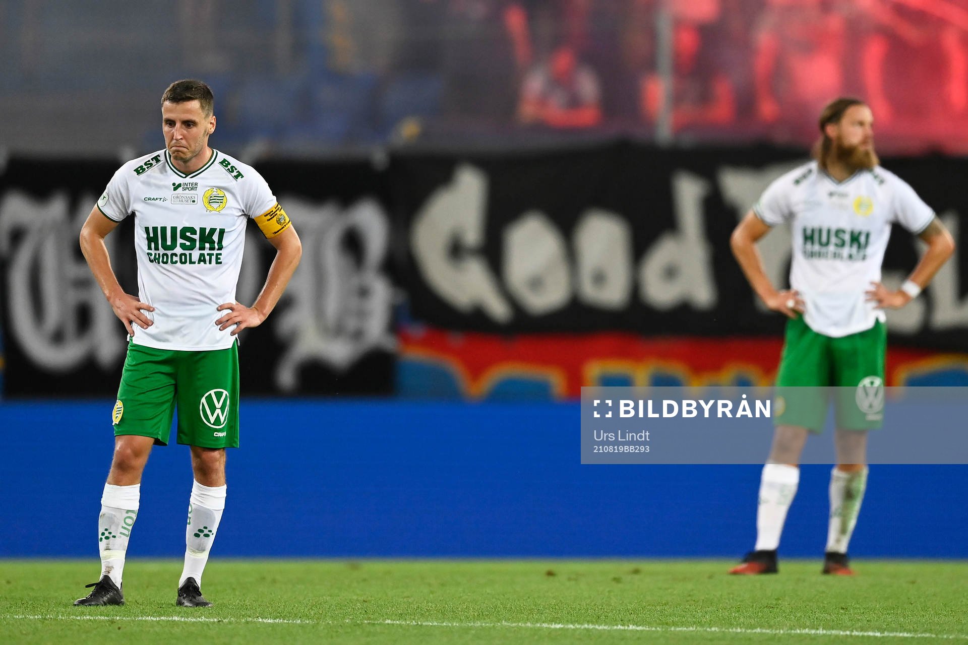 Jeppe Andersen of Hammarby looks dejected