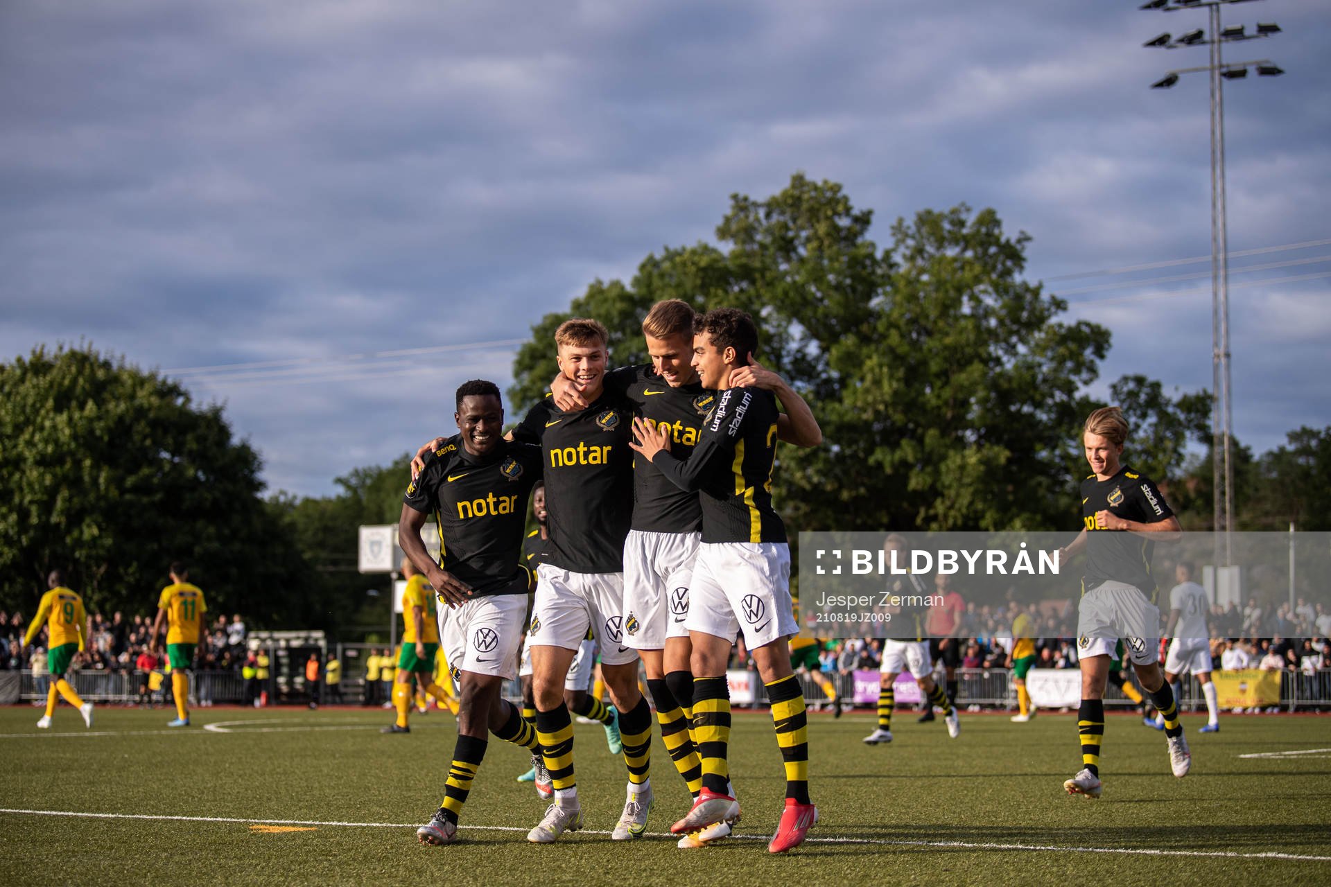 s Erick Otieno, Erik Ring, Bojan Radulovic och Yasin Ayari