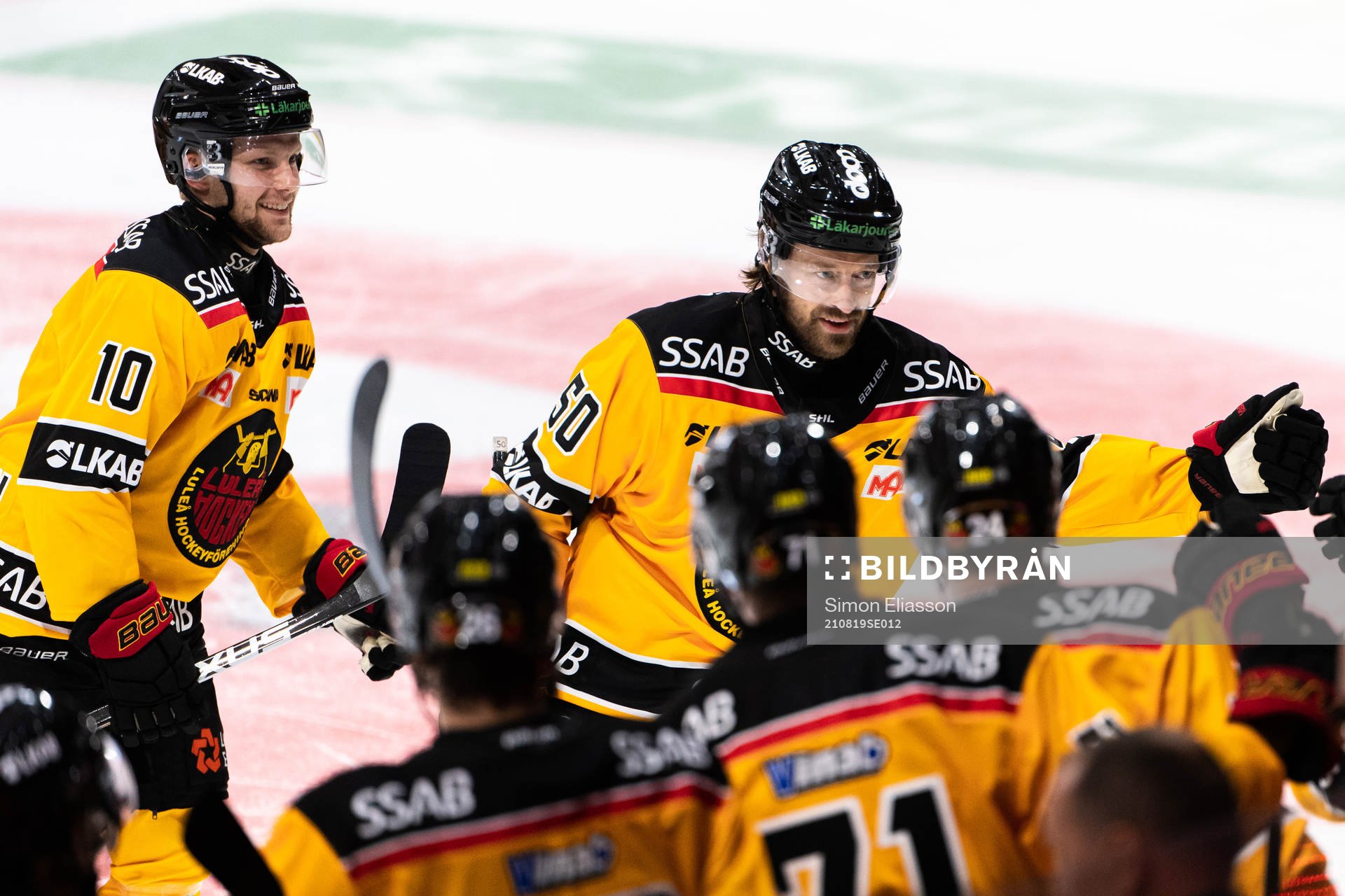 Luleås Daniel Sondell jublar