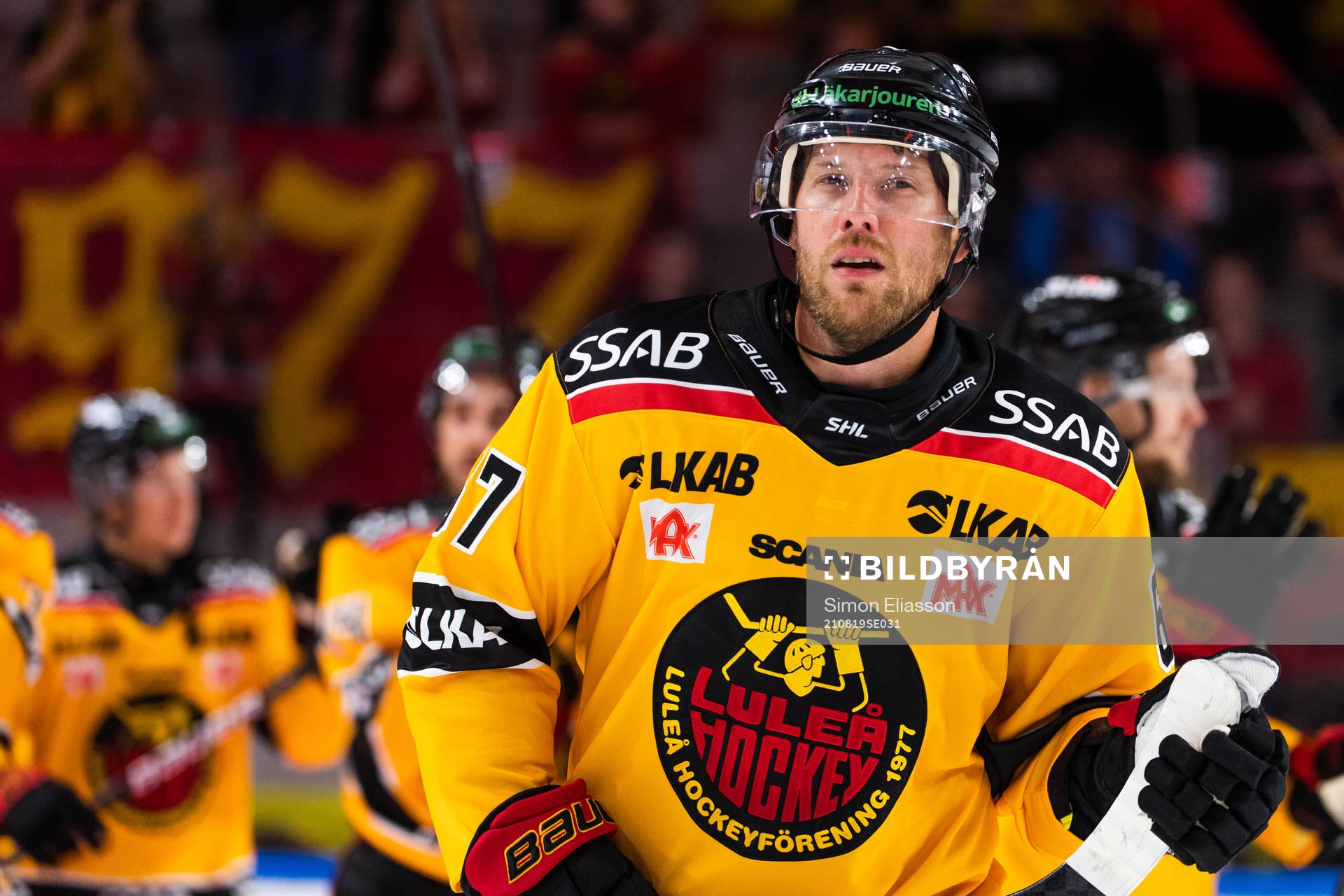 Luleås Linus Omark jublar