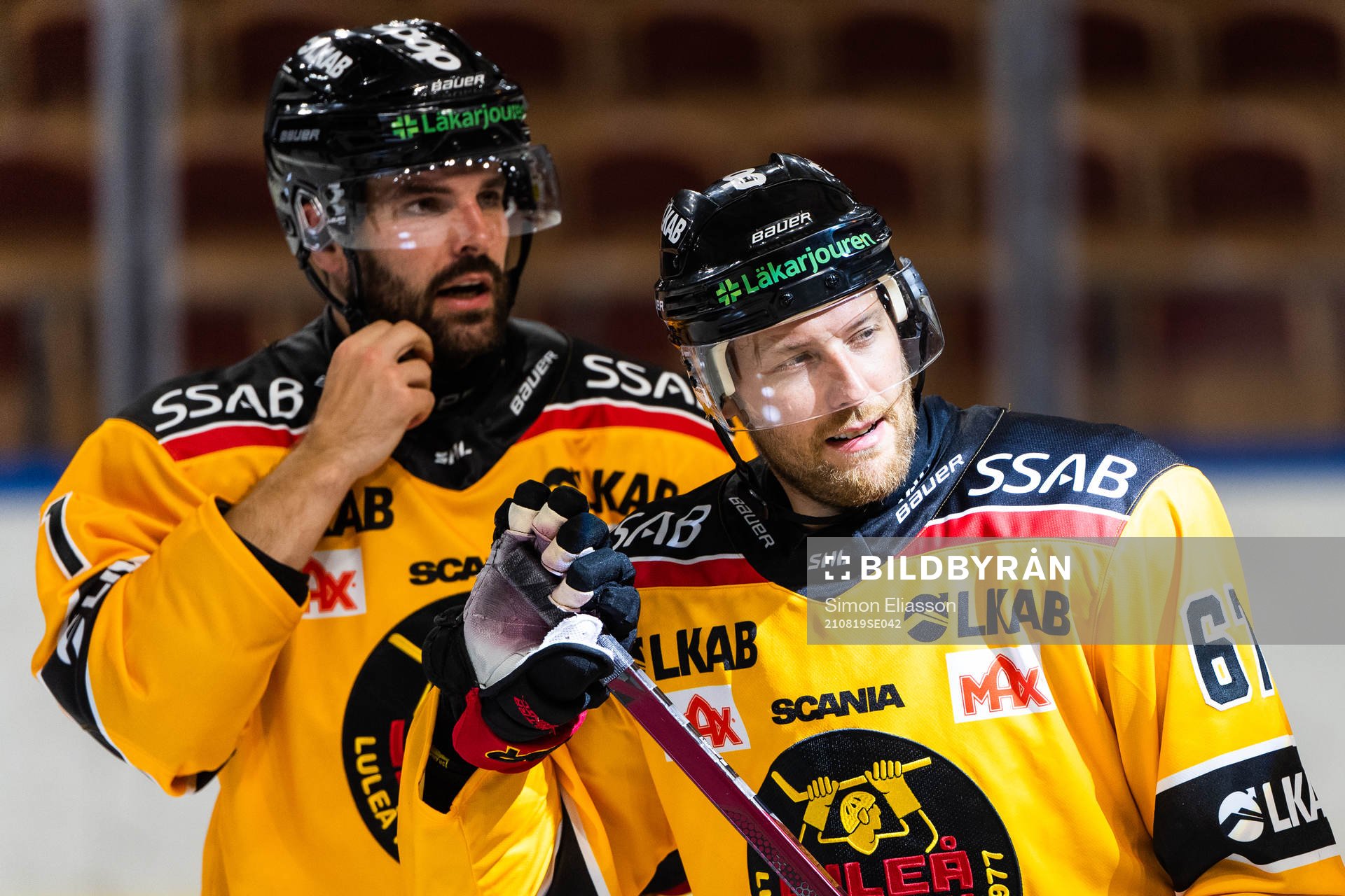 Luleås Linus Fröberg och Linus Omark